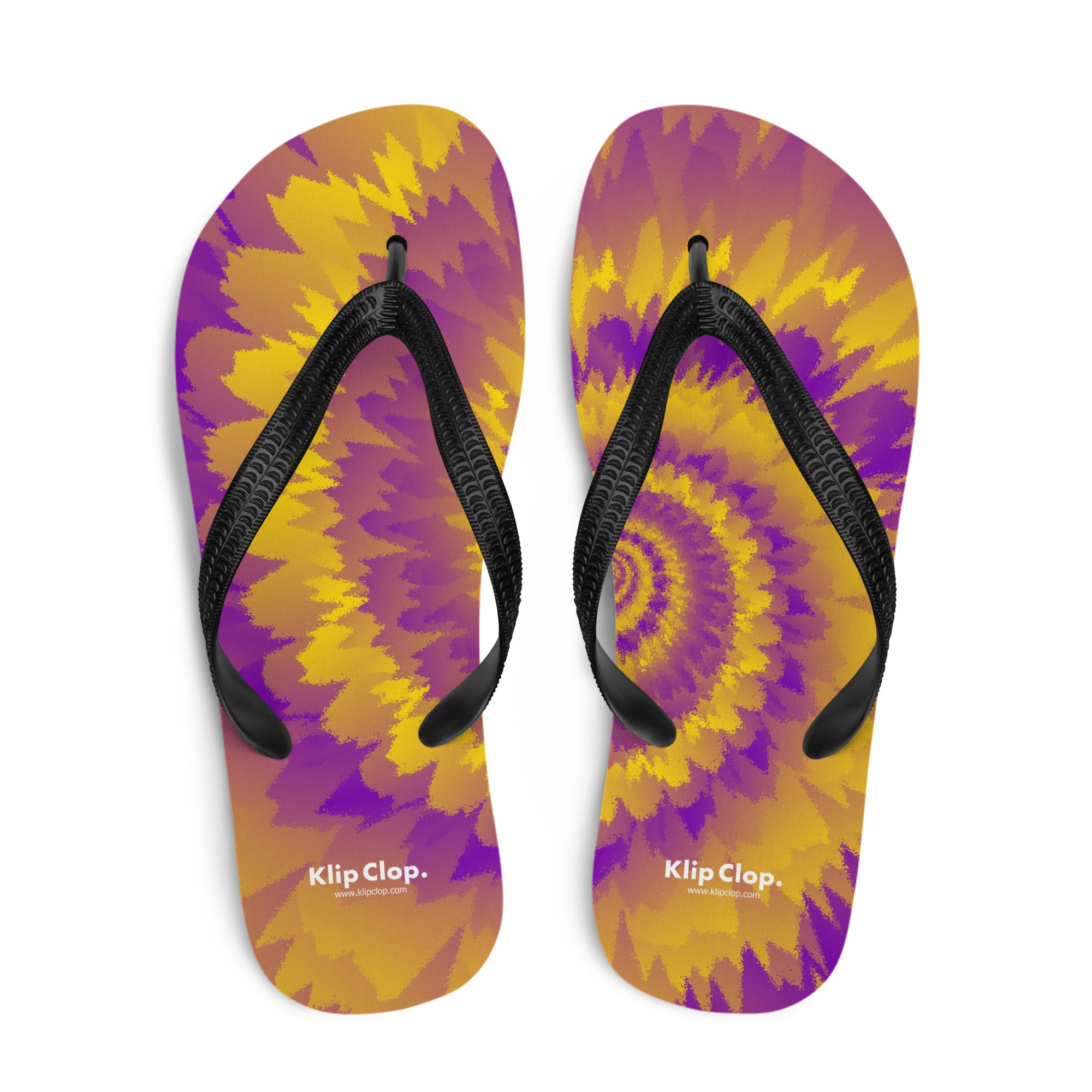 Flip-Flops-Tie Dye Spiral-Intersex