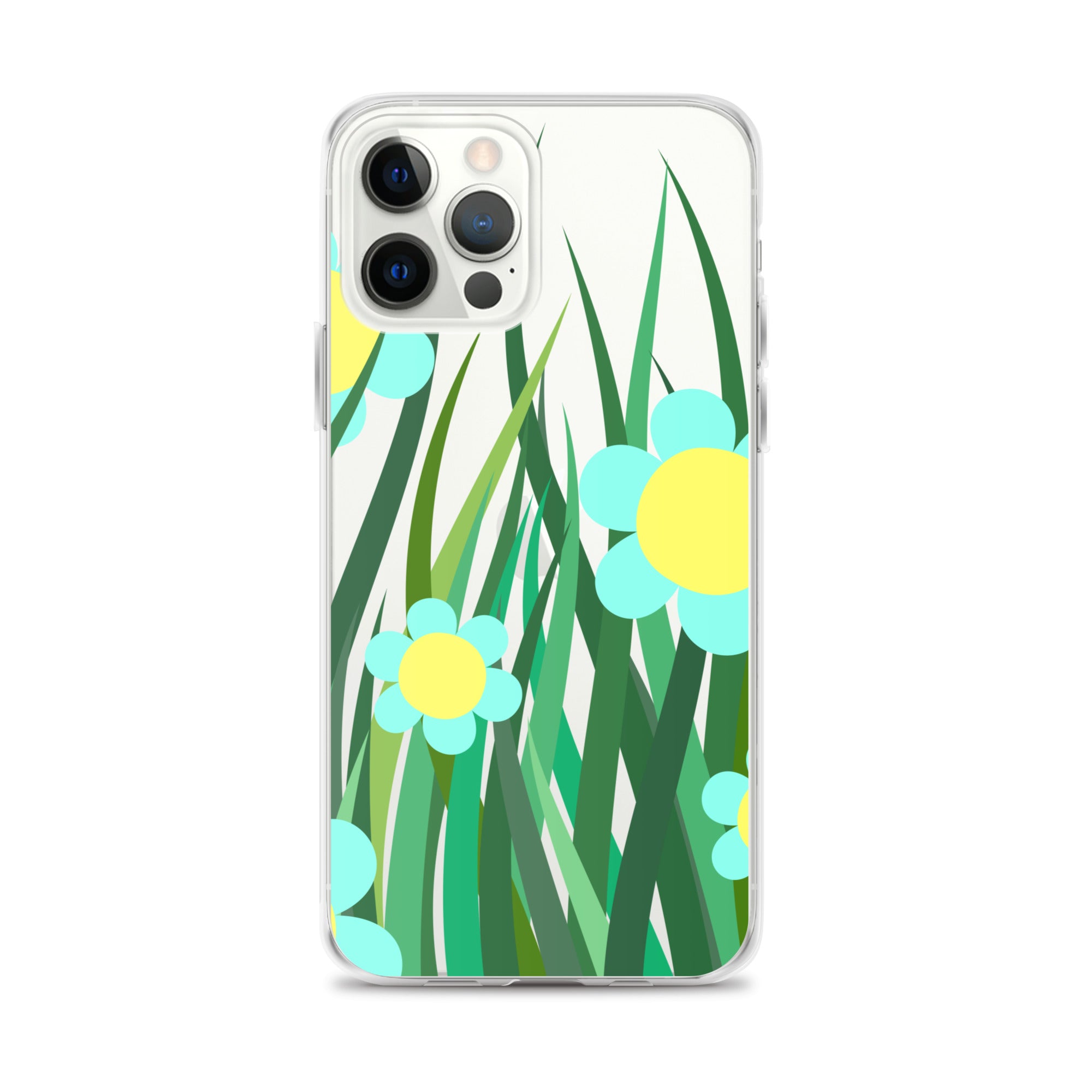 Clear Case for iPhone®- Floral Hedge Design II
