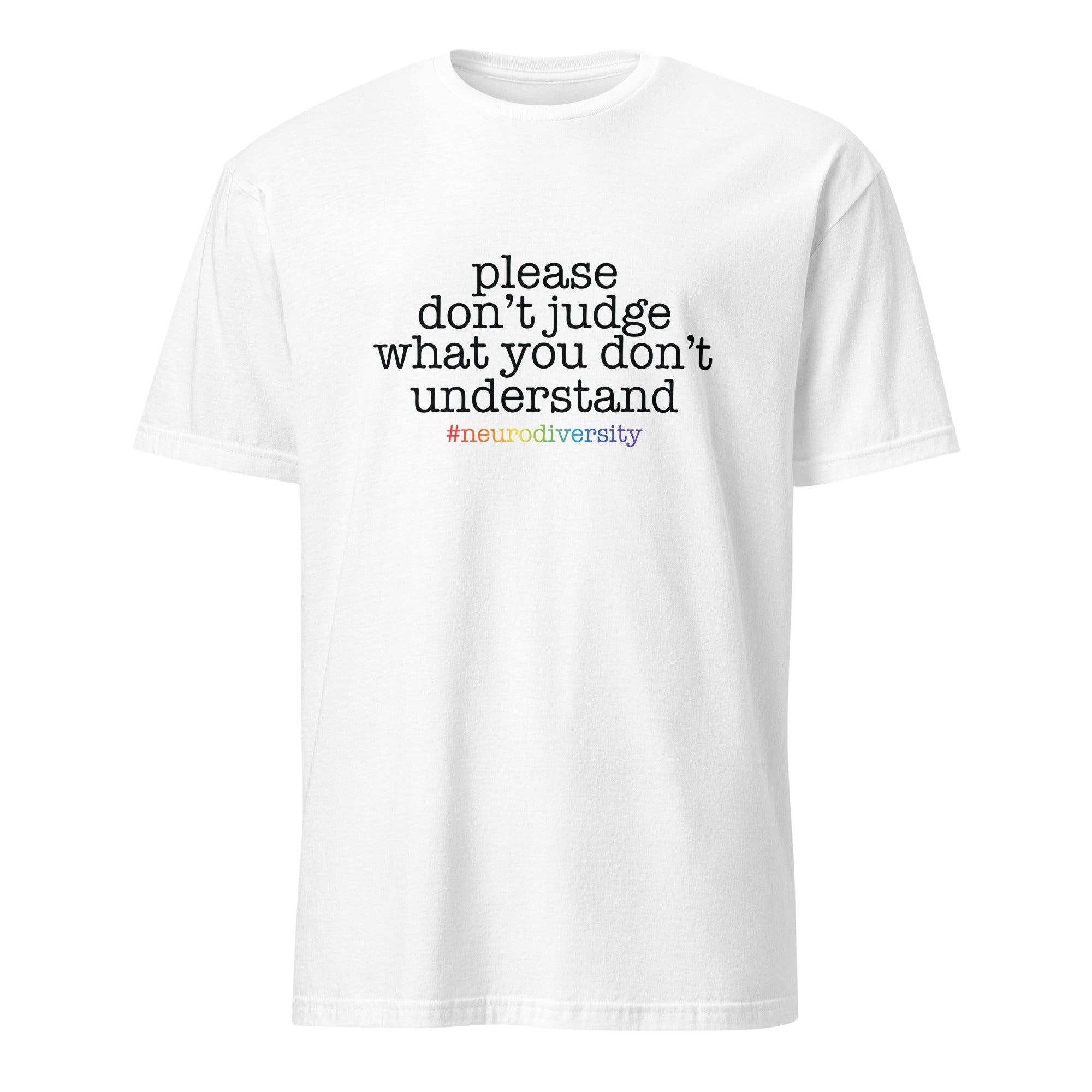 Short-Sleeve Unisex T-Shirt- ADHD- Please Dont Judge