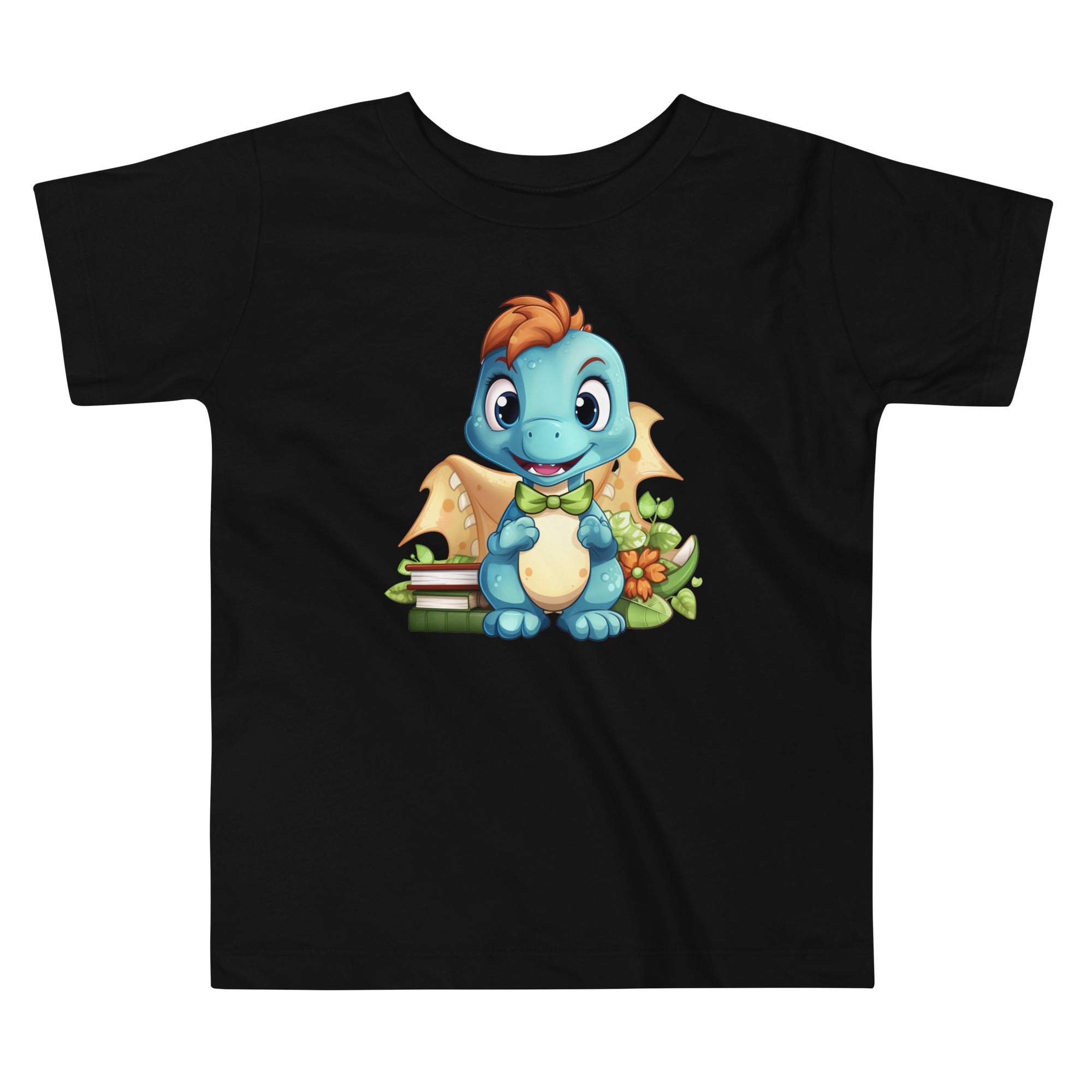 Toddler Short Sleeve Tee- Cute Dinosaur