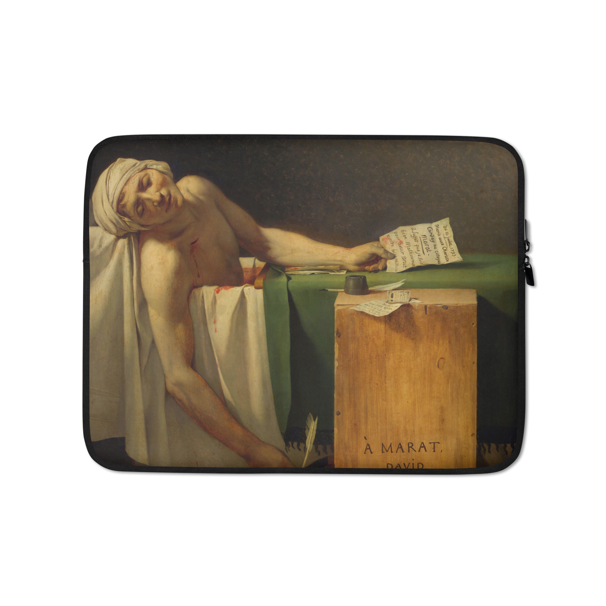 Laptop Sleeve-Jacques Louis David-Marat Assassinated