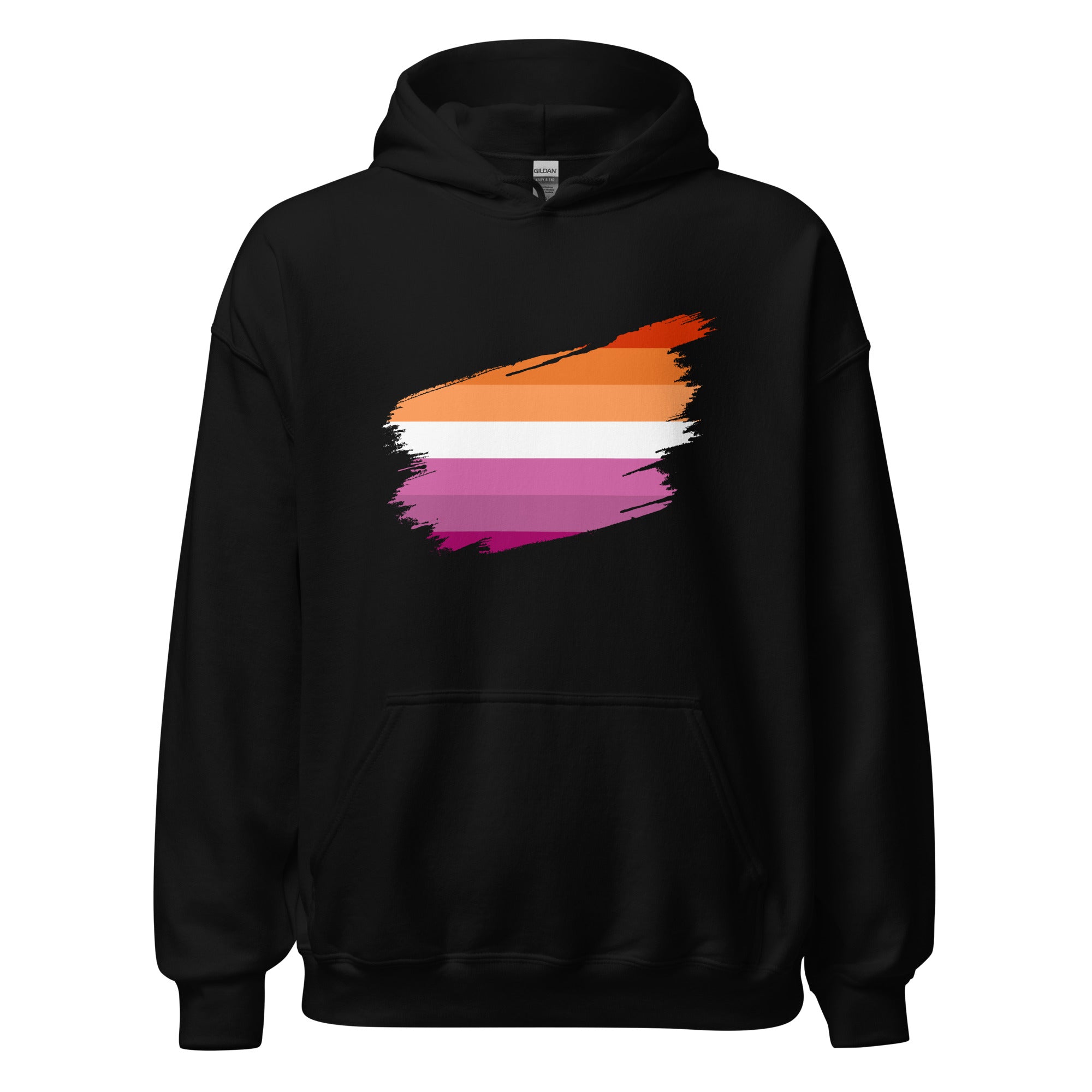 Unisex Hoodie-Lesbian Grunge Flag