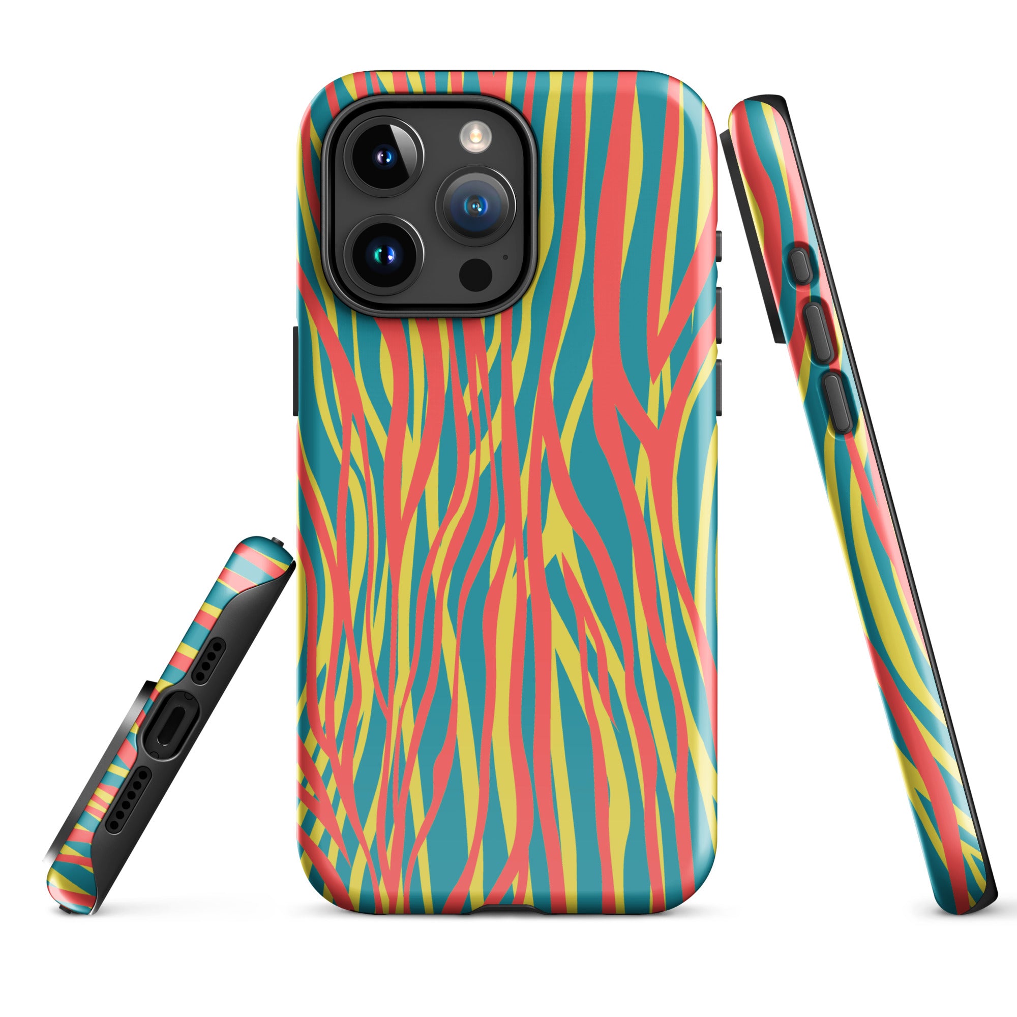 Tough Case for iPhone®- Funky Zebra Pattern III