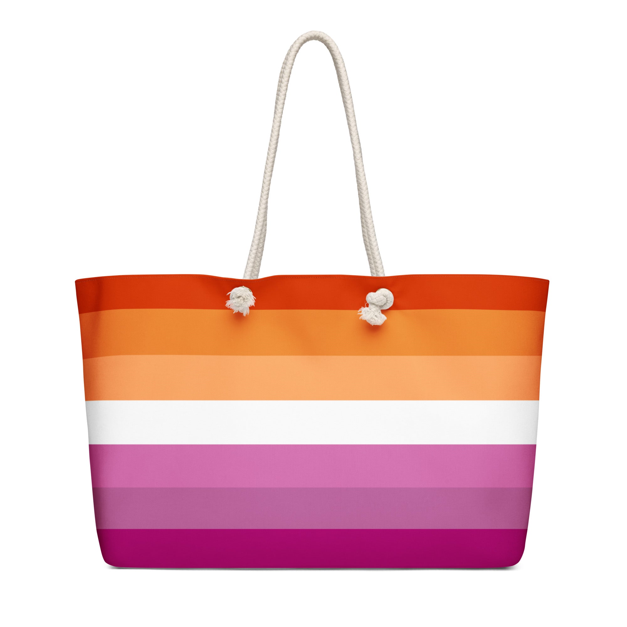 Oversized weekender bag-Lesbian Flag