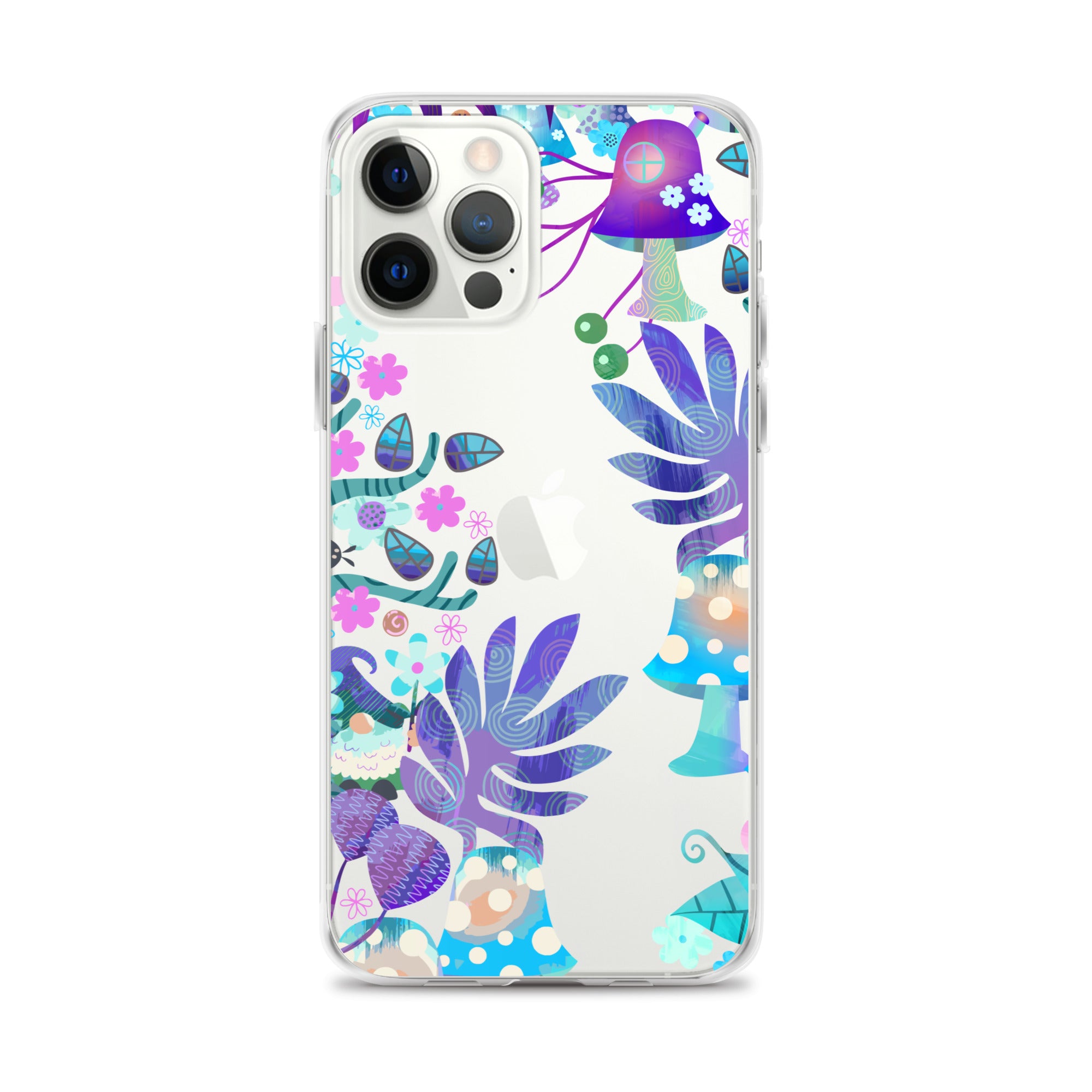 Clear Case for iPhone®- Enchanted Forest Design IV
