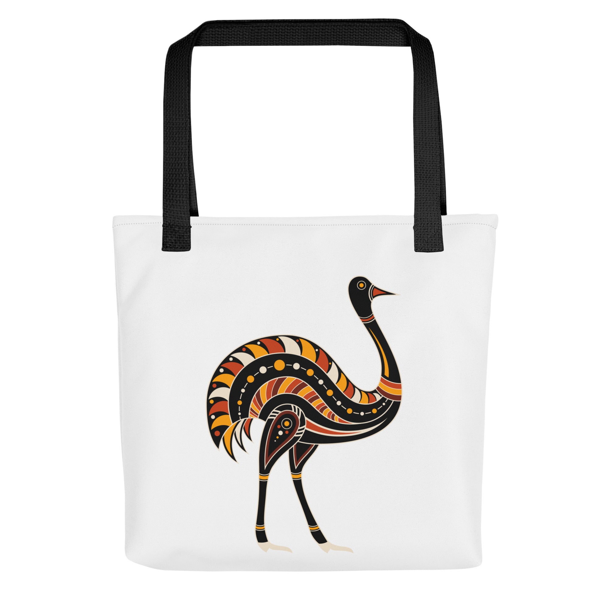 Tote bag- Australian Tribal Figure Ostrich