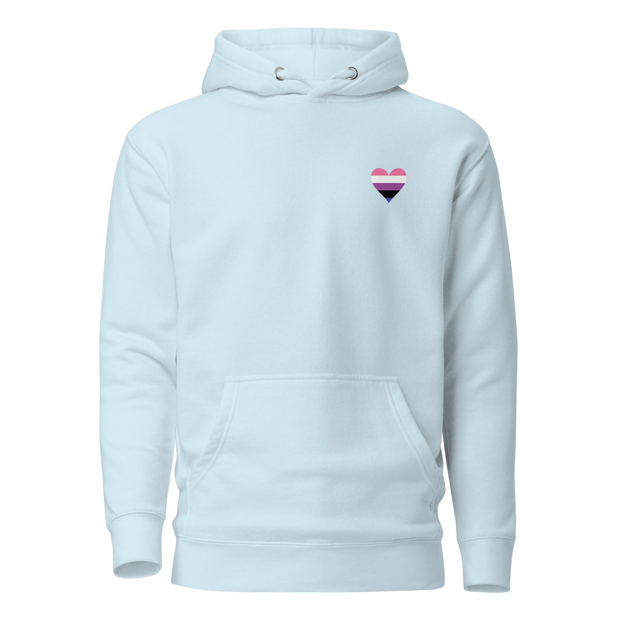 Unisex Hoodie-Genderfluid Heart