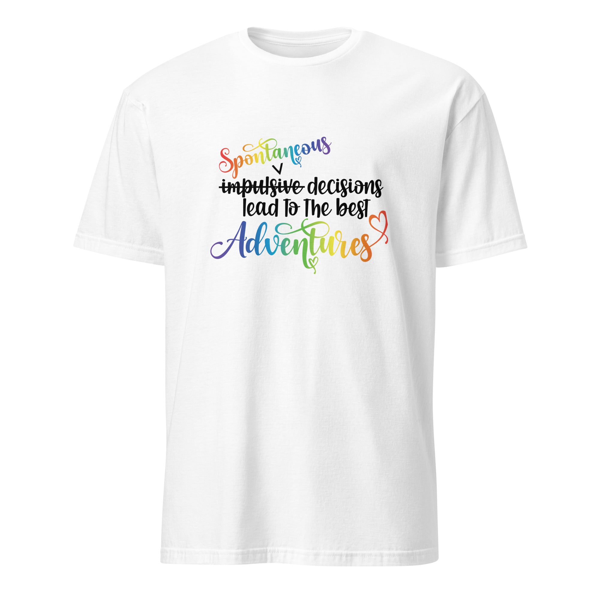 Short-Sleeve Unisex T-Shirt- ADHD- Spontaneous Adventures