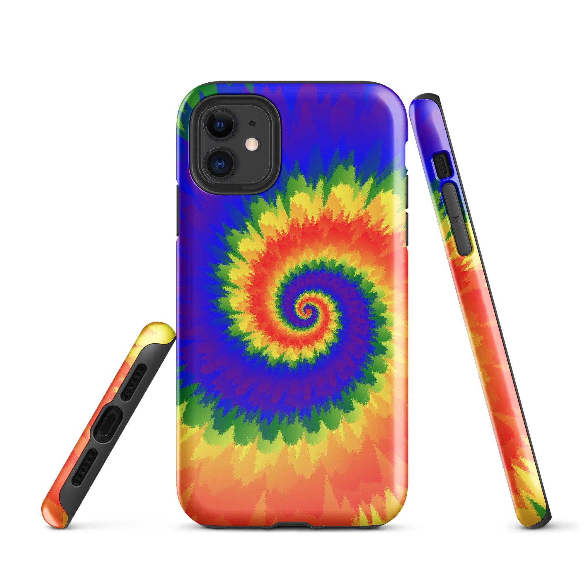 Tough Case for iPhone®-Tie Dye Spiral - LGBTQ