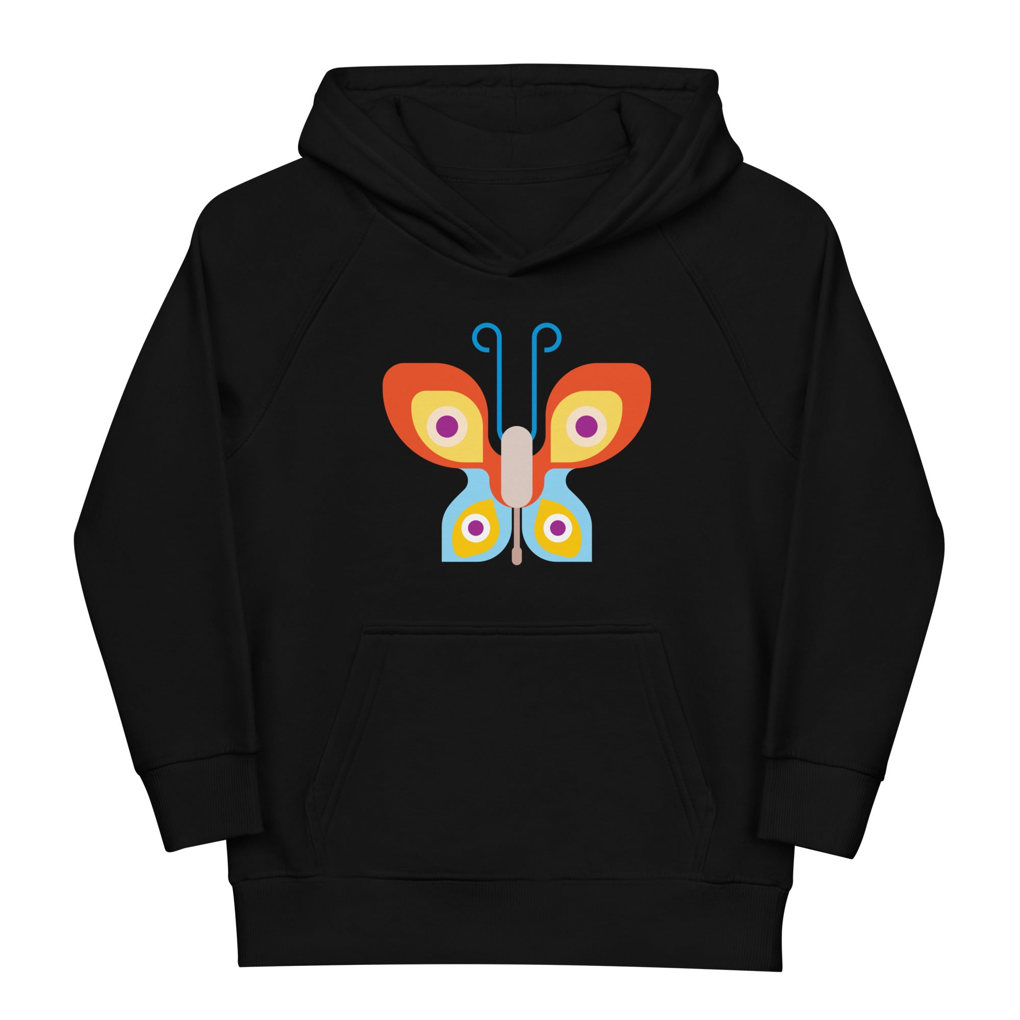 Kids eco hoodie-Butterfly