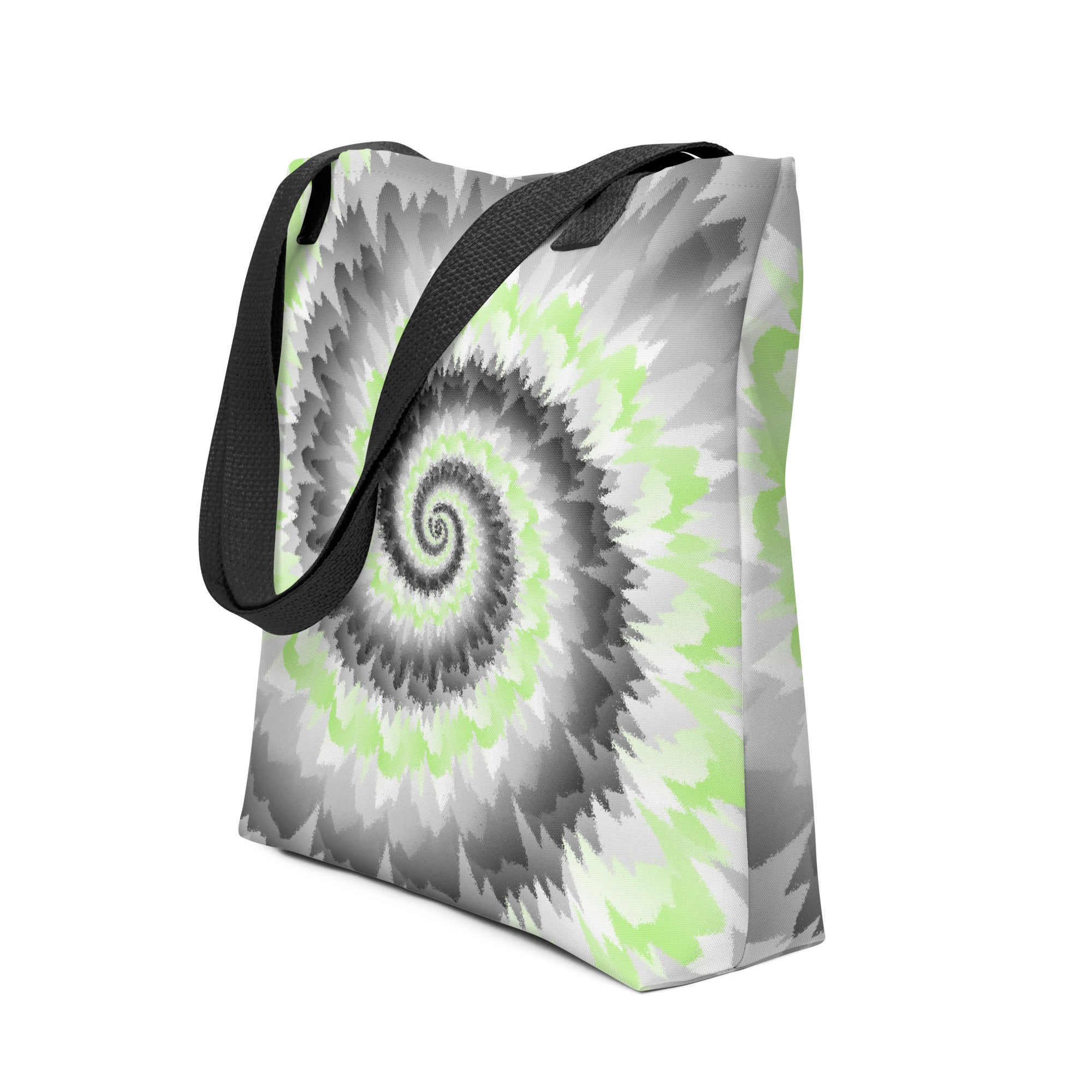 Tote bag-Tie Dye Spiral - Agender