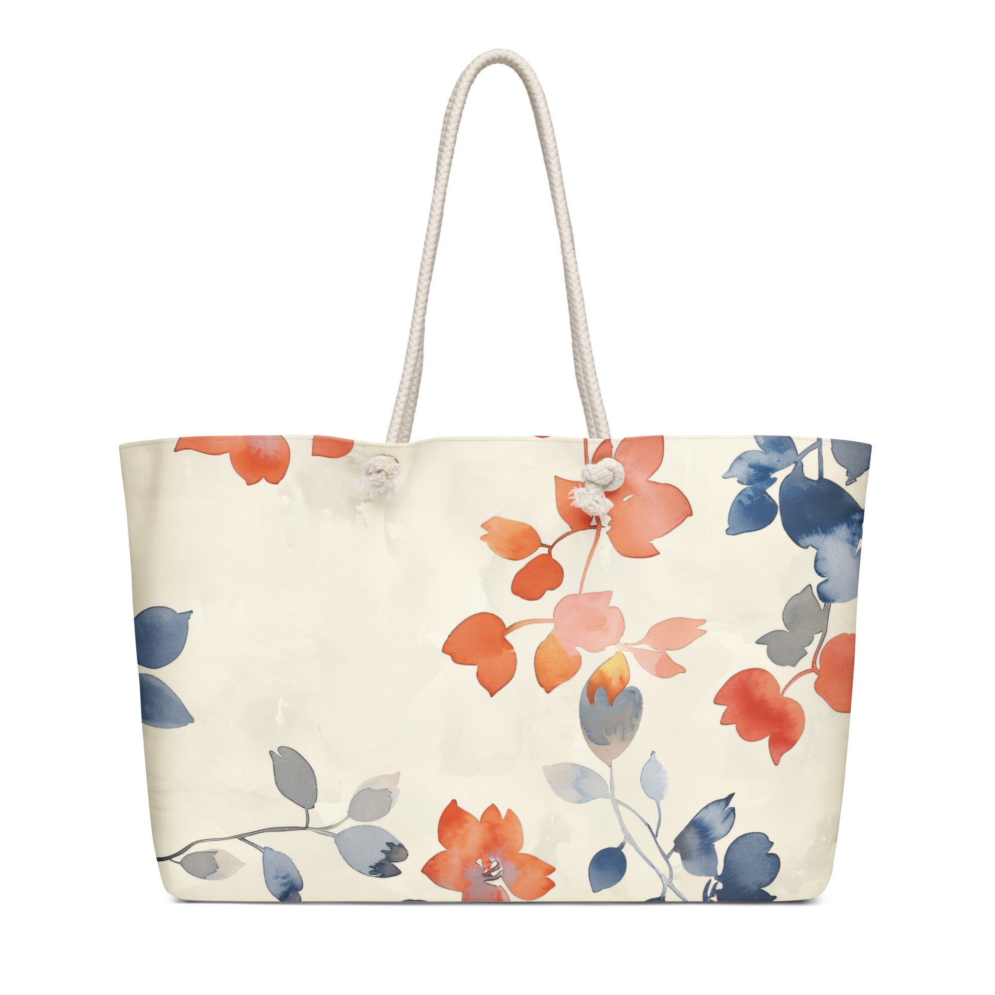 Oversized weekender bag-Japanese Floral art I