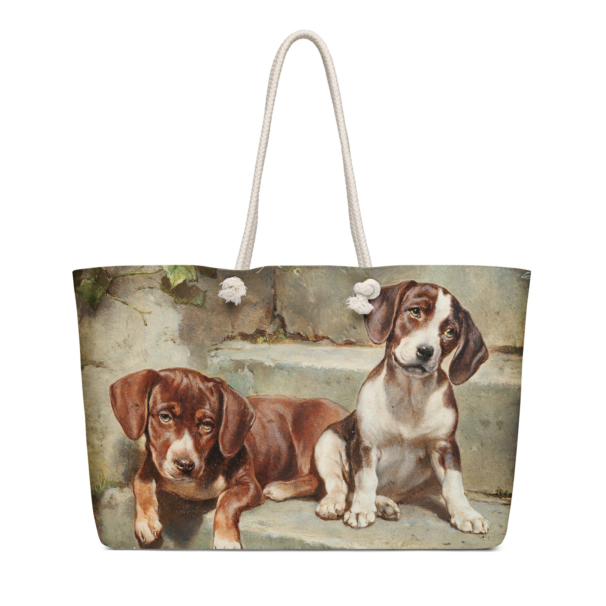 Oversized weekender bag-Gestrte Siesta