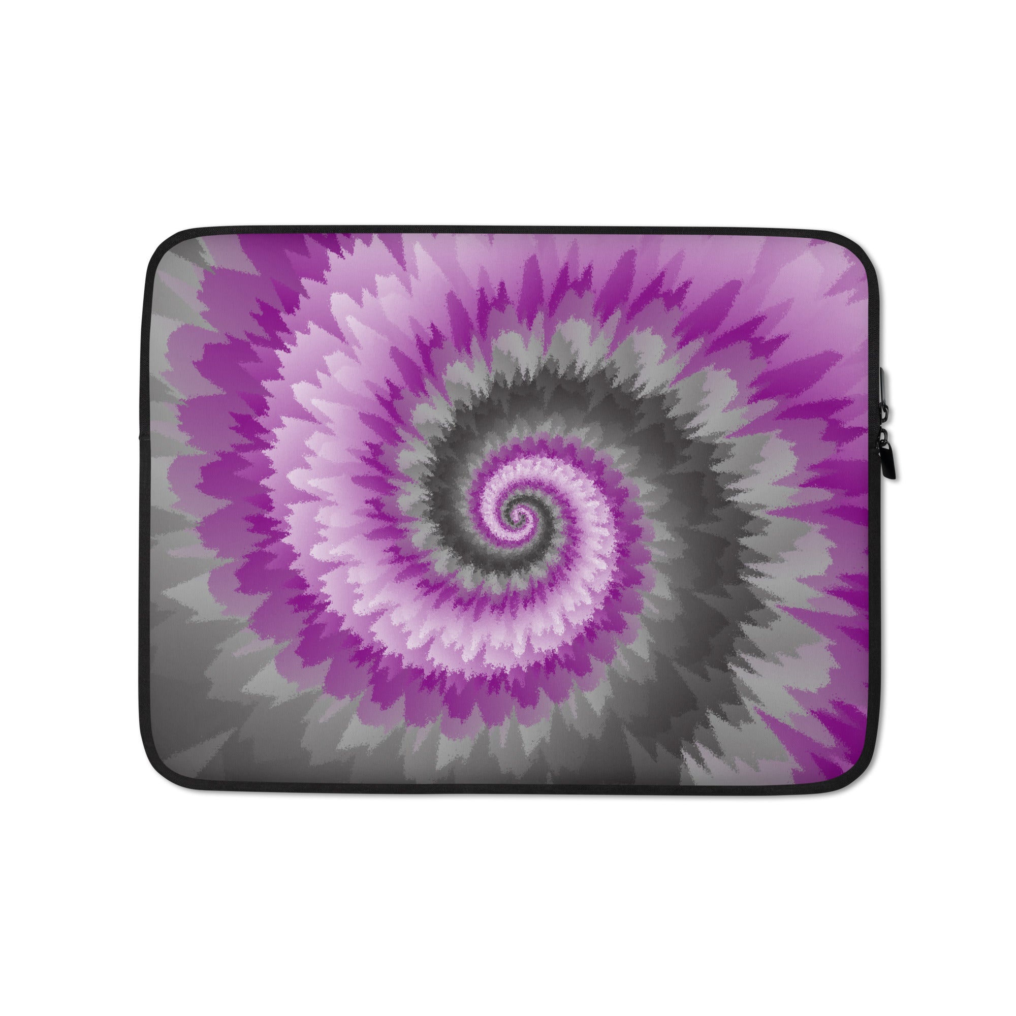 Laptop Sleeve-Tie Dye Spiral-Demisexual