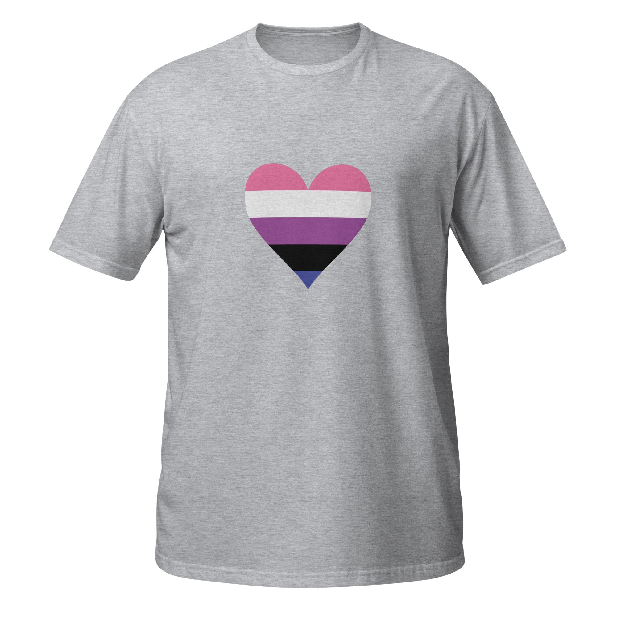 Short-Sleeve Unisex T-Shirt-Genderfluid Heart
