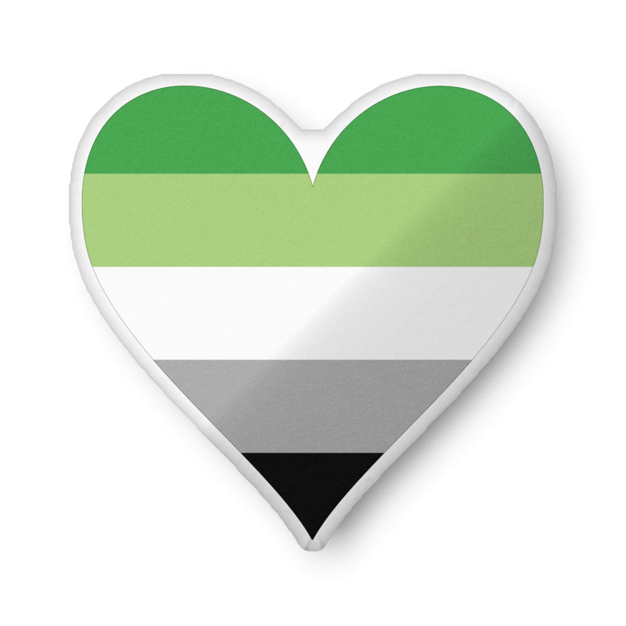 Custom-shaped pillow-Aromantic Heart