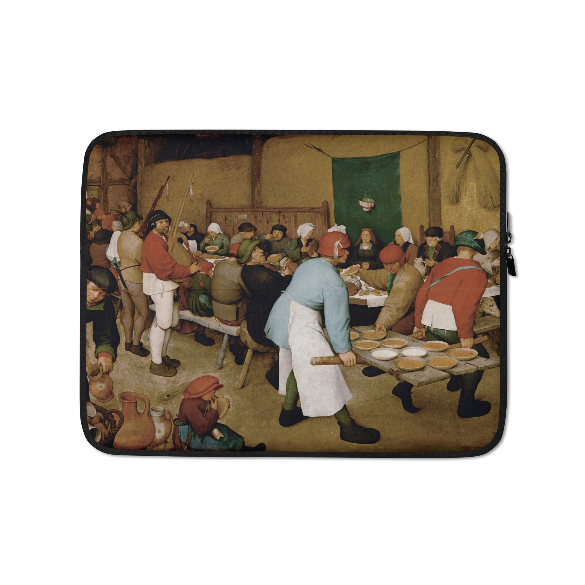 Laptop Sleeve-Pieter Bruegel the Elder-Peasant Wedding