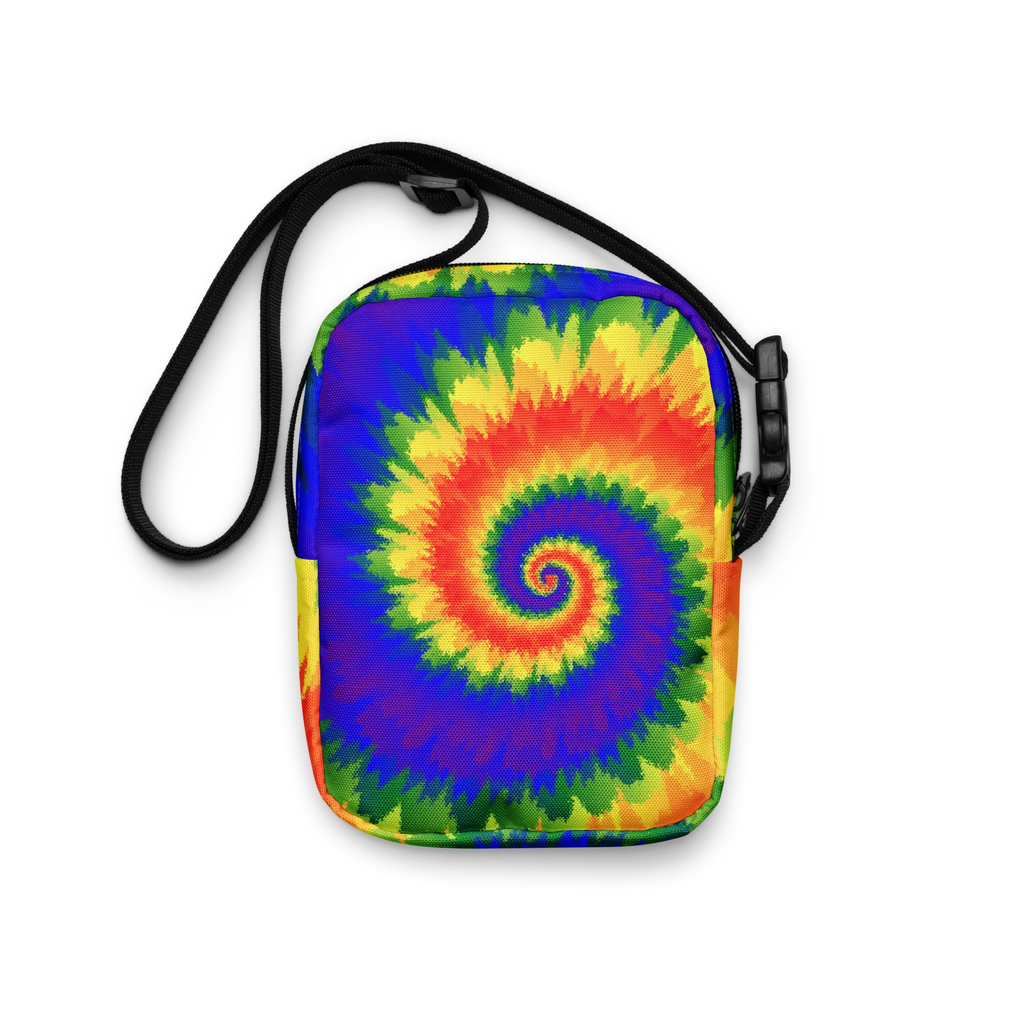 Utility crossbody bag-Tie Dye Spiral - LGBTQ