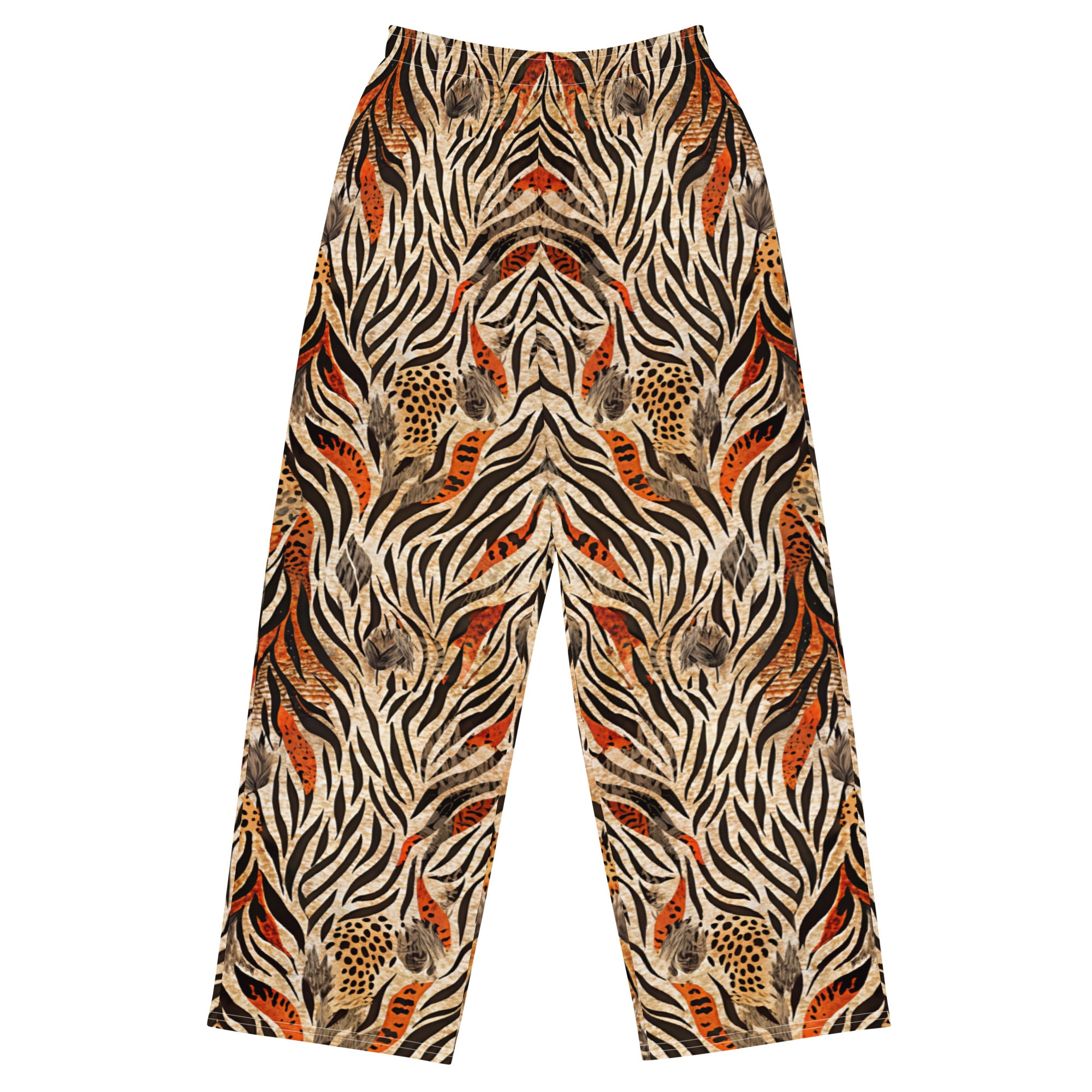 unisex wide-leg pants- Nature Design IV
