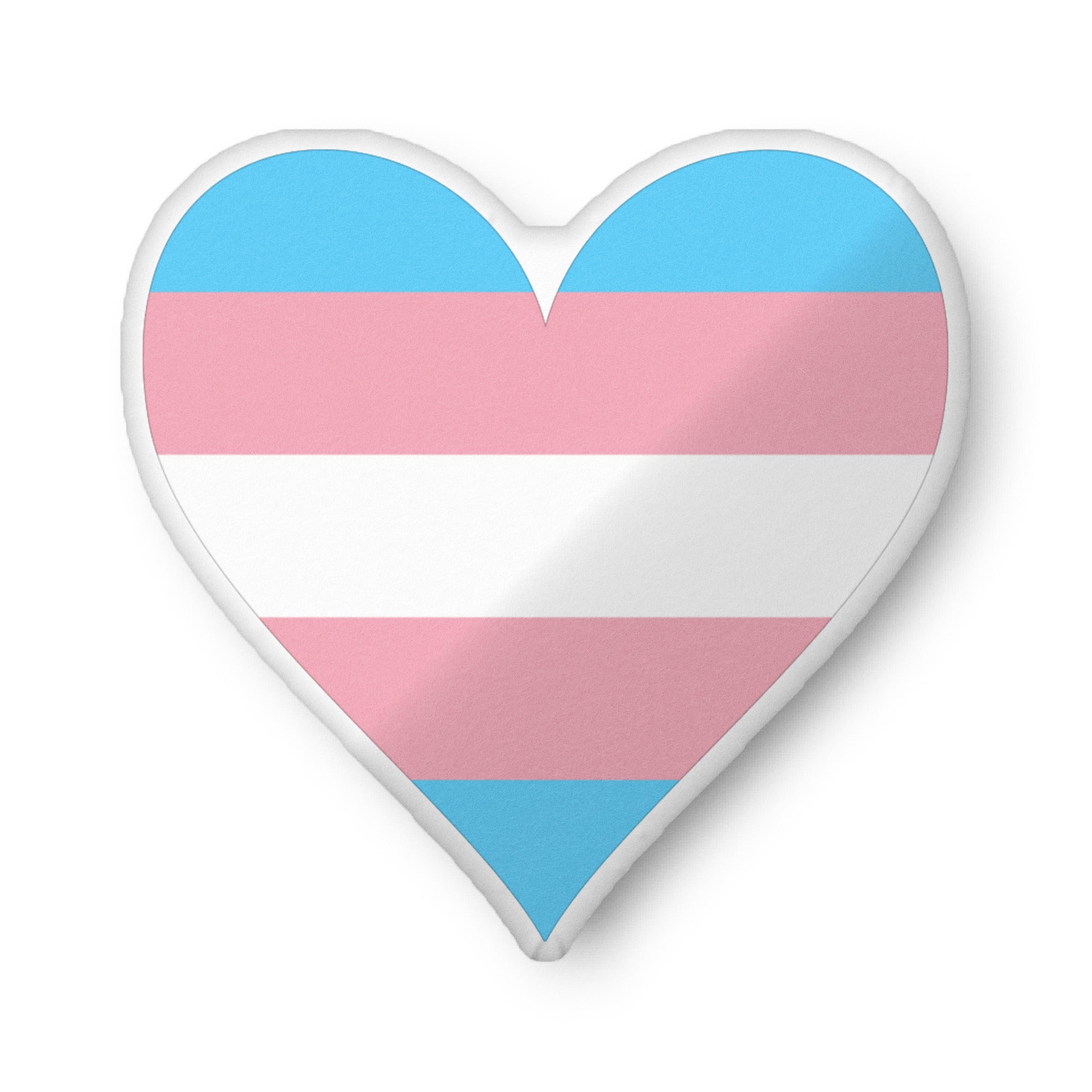 Custom-shaped pillow-Transgender Heart