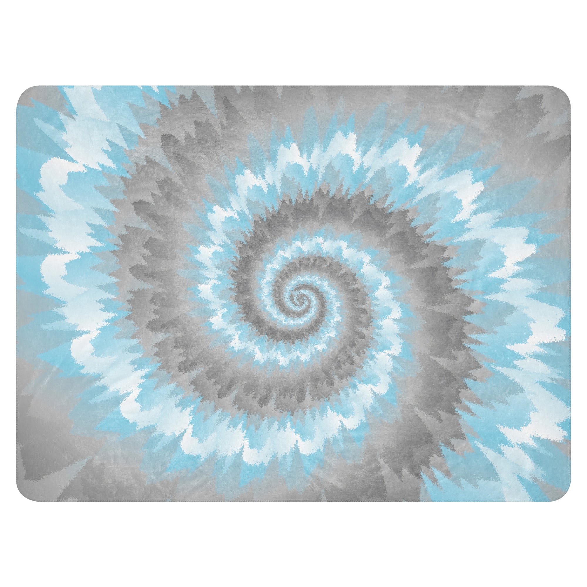 Sherpa blanket- Tie Dye Spiral-Demiboy