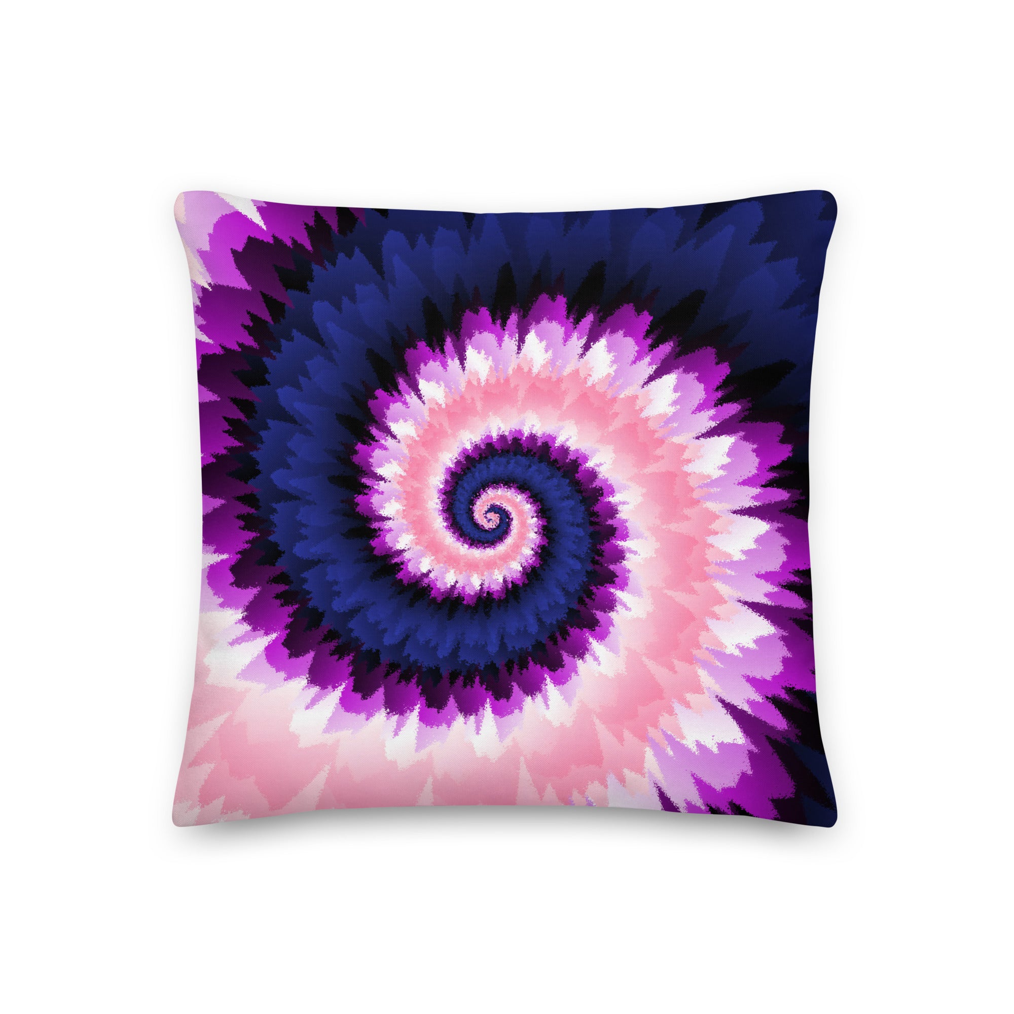 Premium Pillow-Tie Dye Spiral-Genderfluid