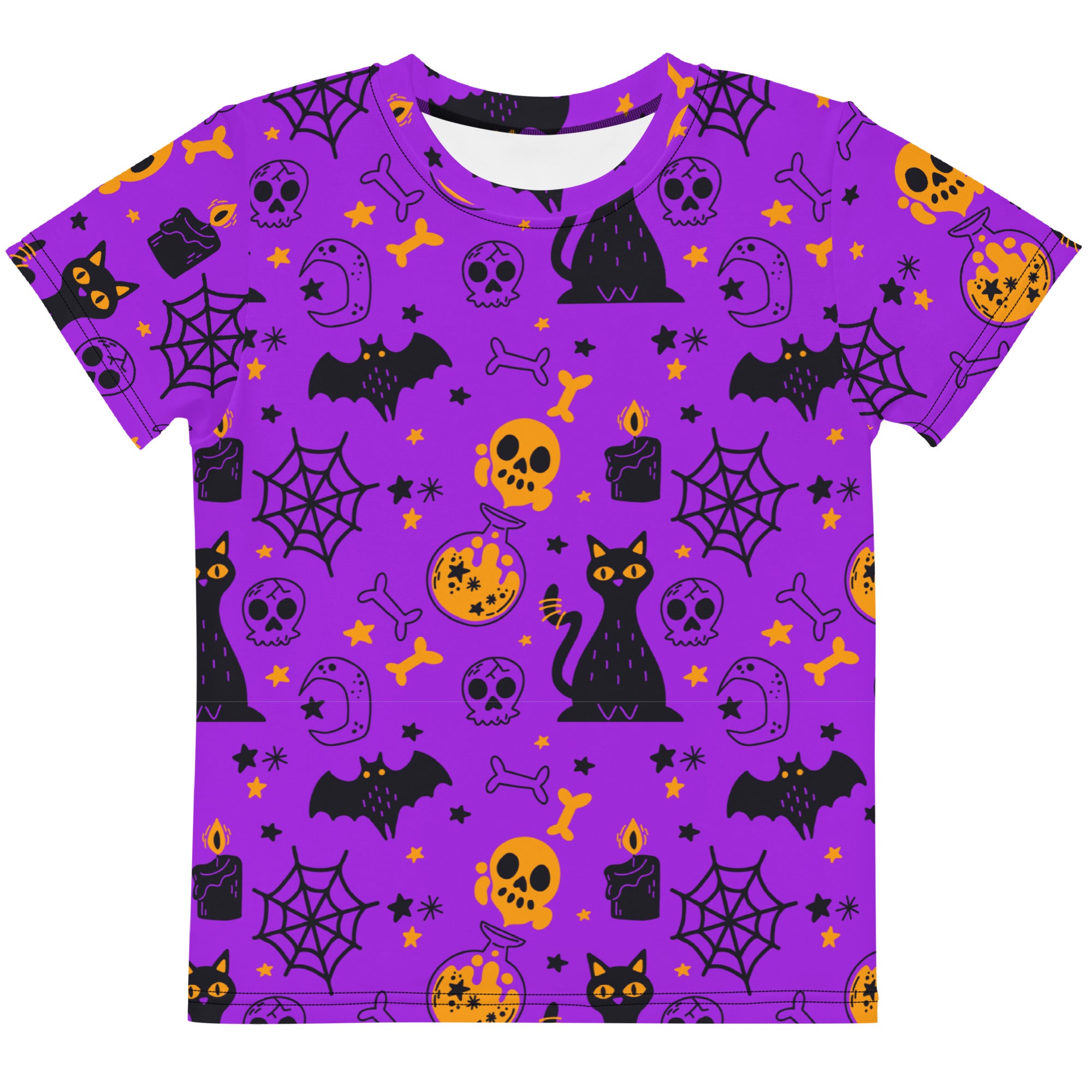 Kids crew neck t-shirt-Halloween I