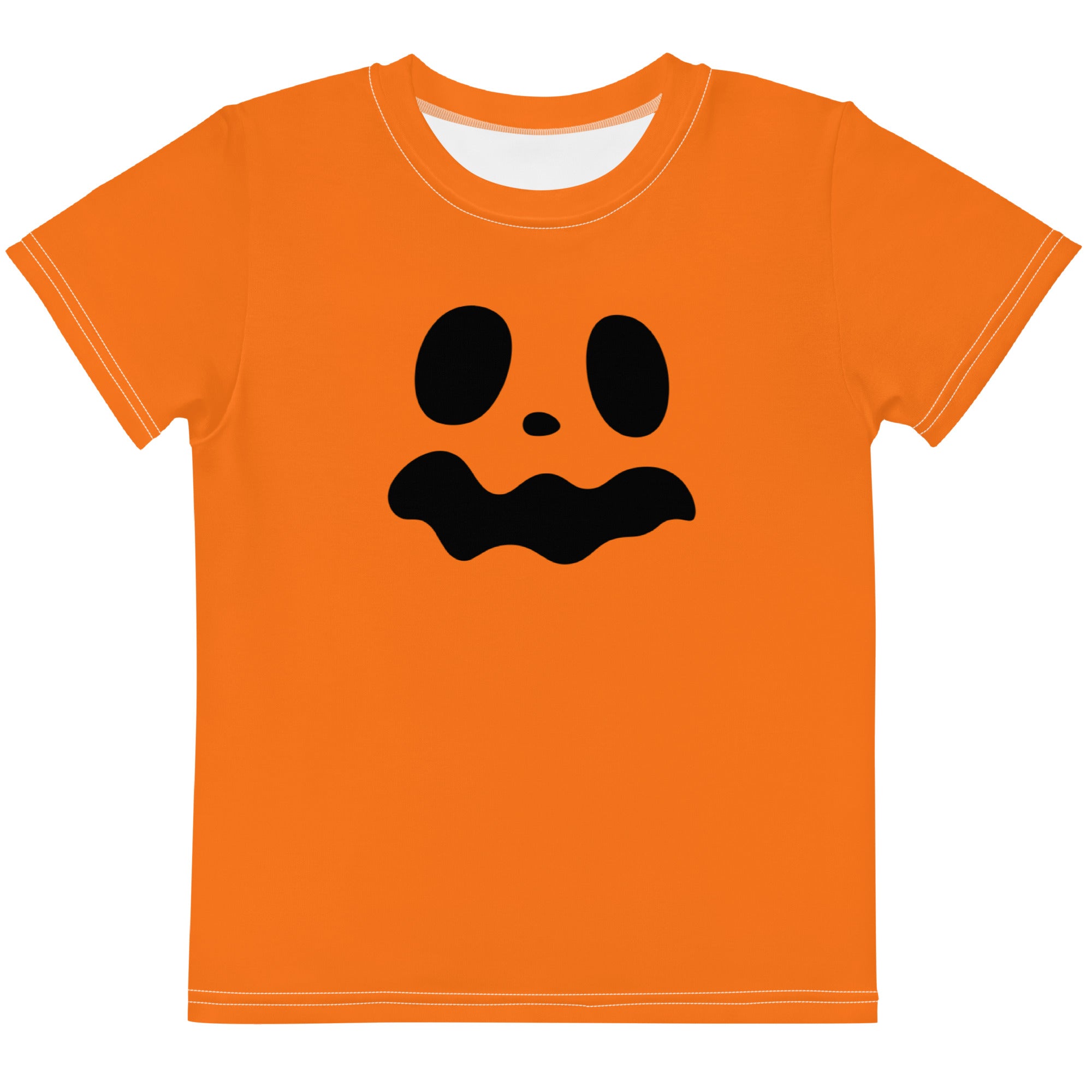 Kids crew neck t-shirt-Spooky smile IV