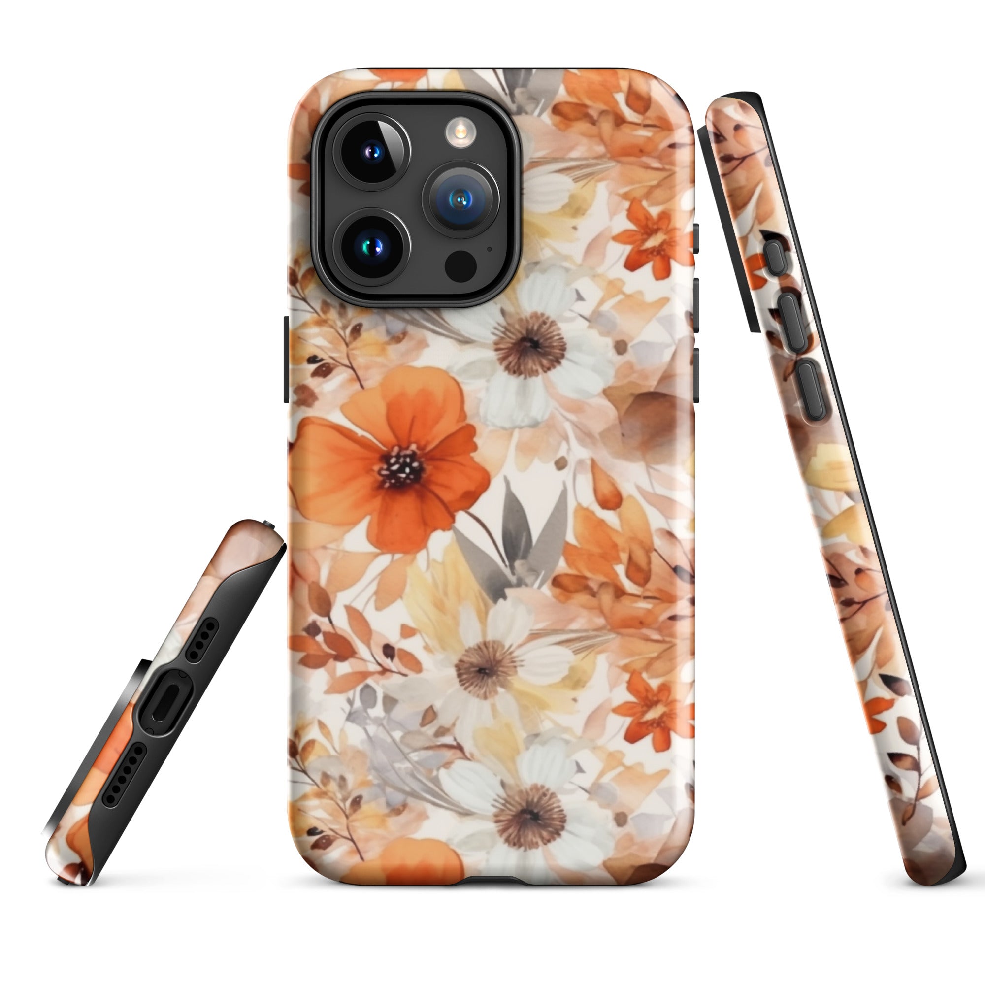 Tough Case for iPhone®- Floral Pattern I