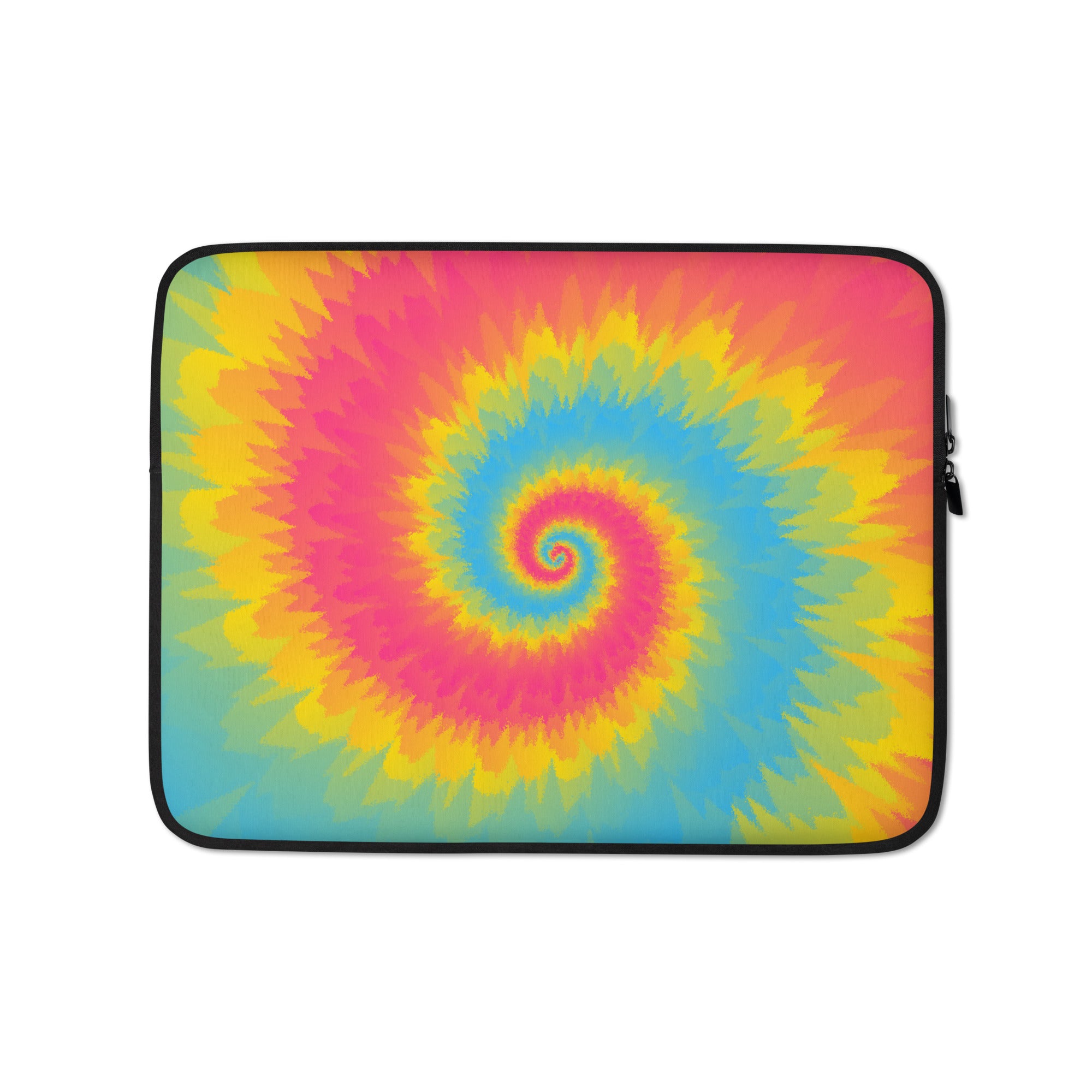 Laptop Sleeve-Tie Dye Spiral-Pansexual
