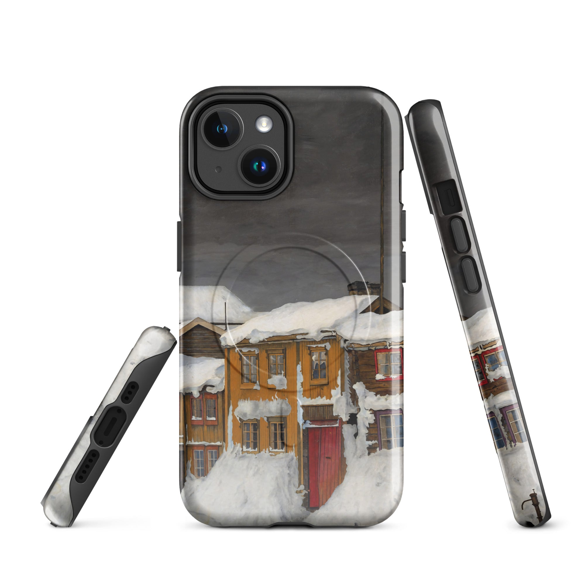 MagSafe® Tough case for iPhone®-Streets in Rros in Winter