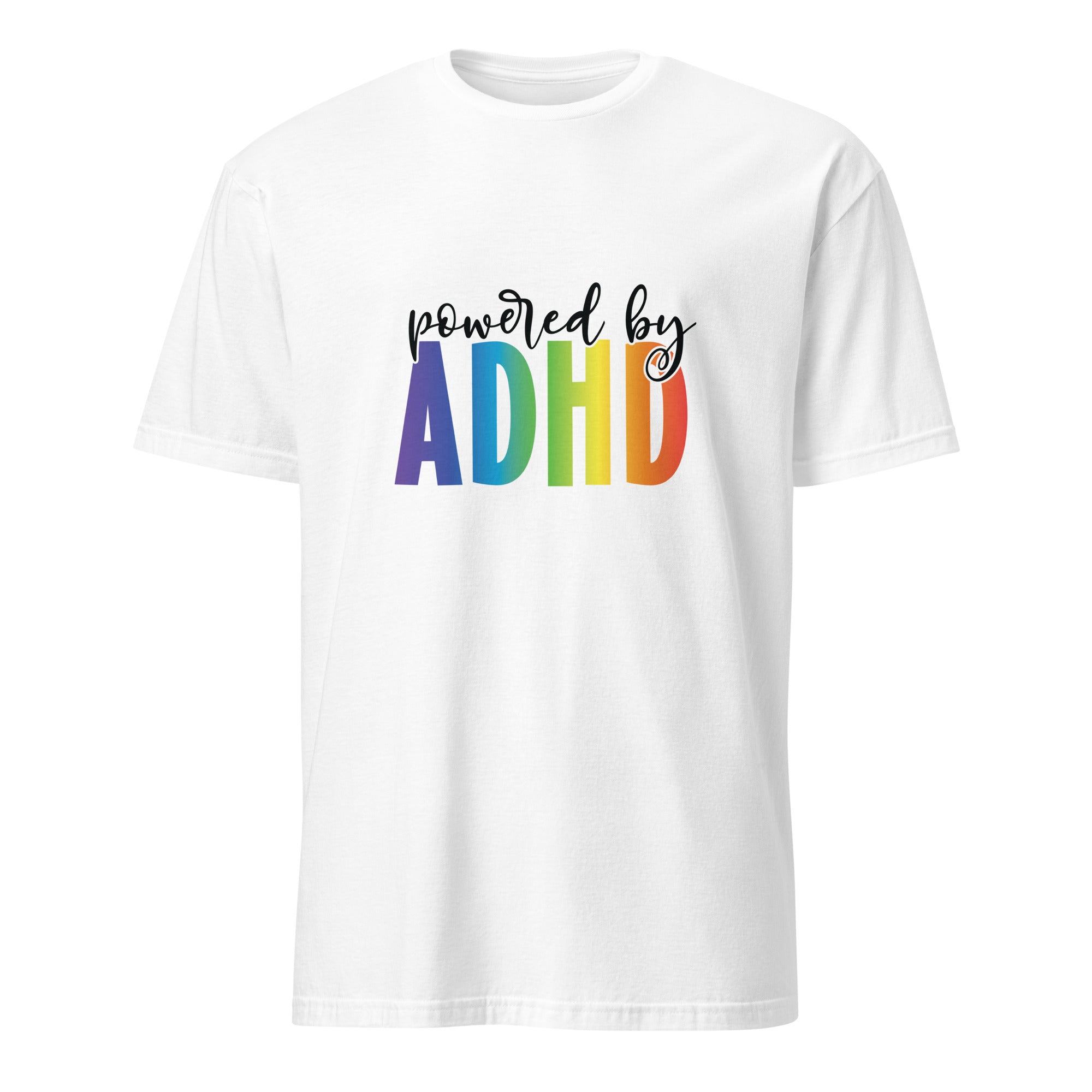 Short-Sleeve Unisex T-Shirt- ADHD- Powered By ADHD