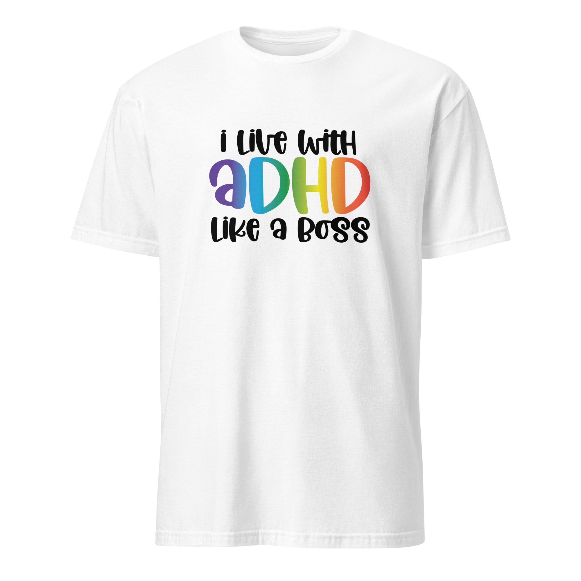 Short-Sleeve Unisex T-Shirt- ADHD- Like A Boss