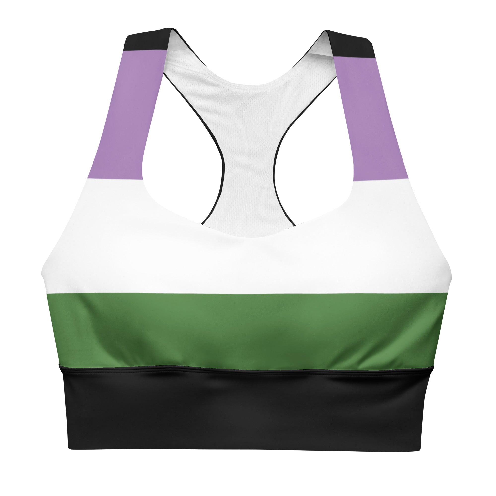 Longline sports bra- Genderqueer