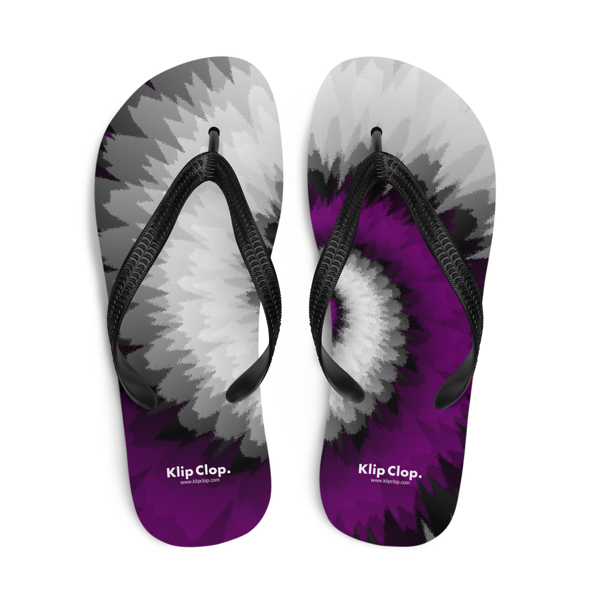 Flip-Flops-Tie Dye Spiral-Asexual