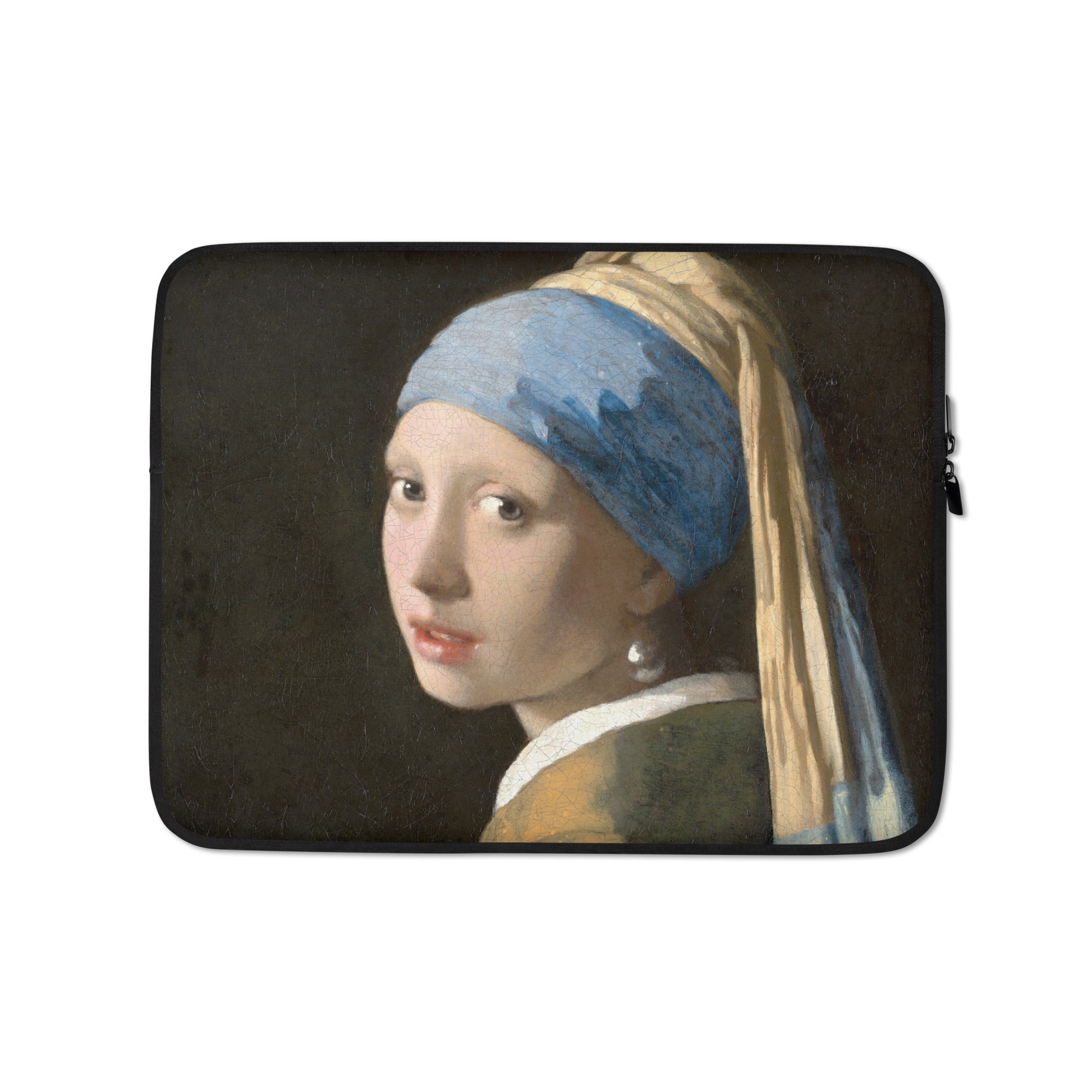 Laptop Sleeve-Ohannes Vermeer-Girl with a Pearl Earring