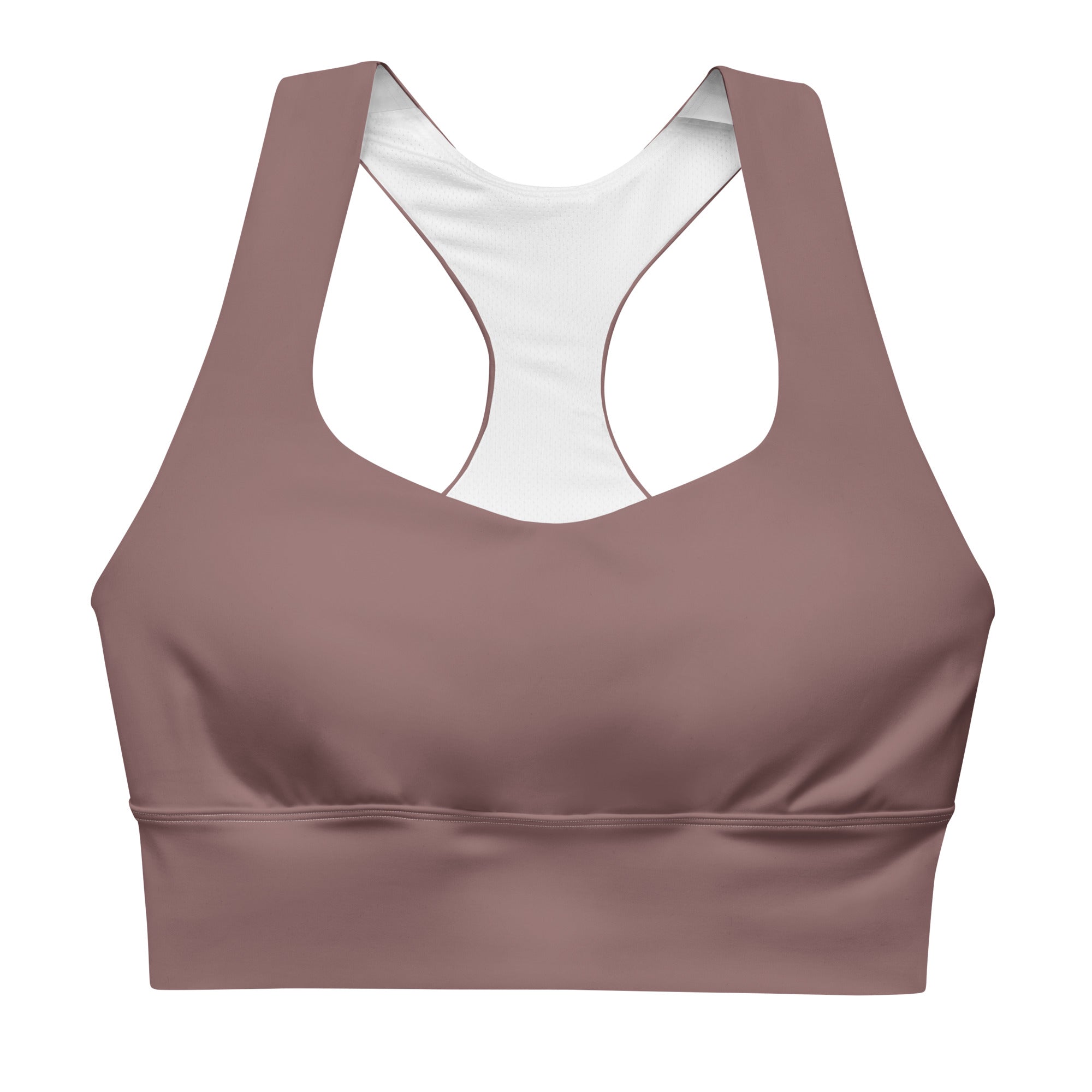 Longline sports bra- Light Wood