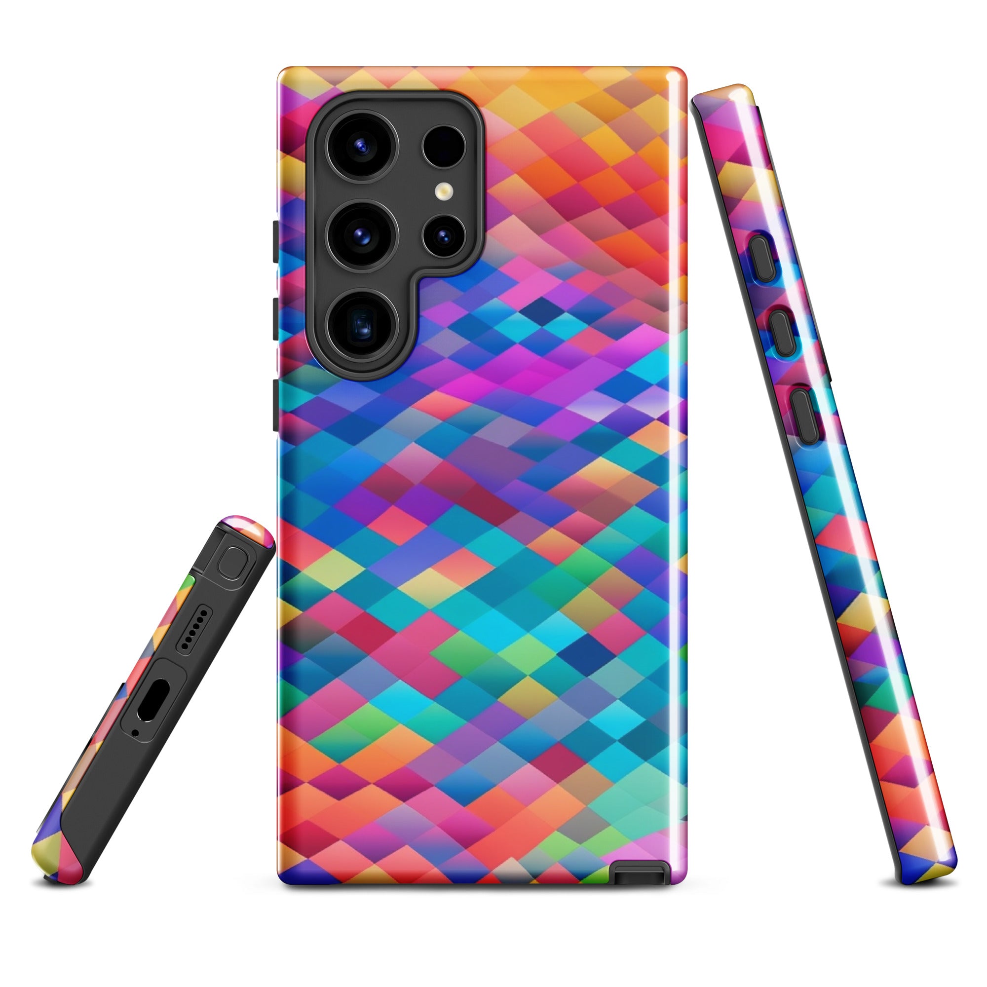 Tough case for Samsung®- Rainbow Cloud Pattern II