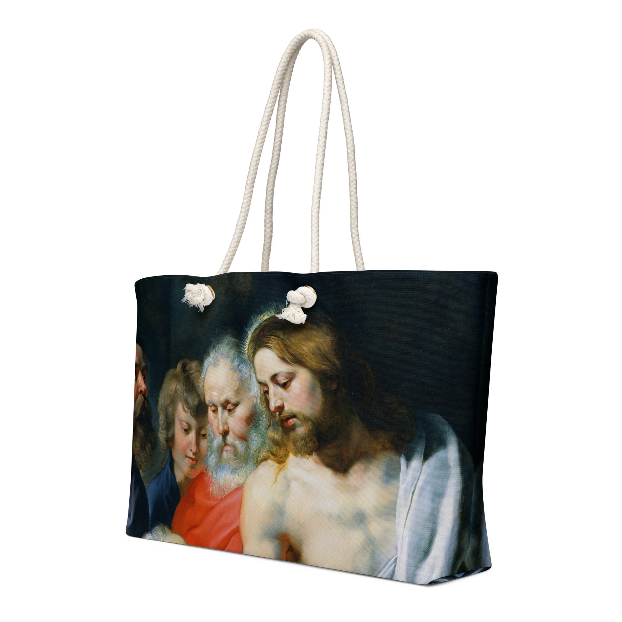Oversized weekender bag-Christ Charge to Peter