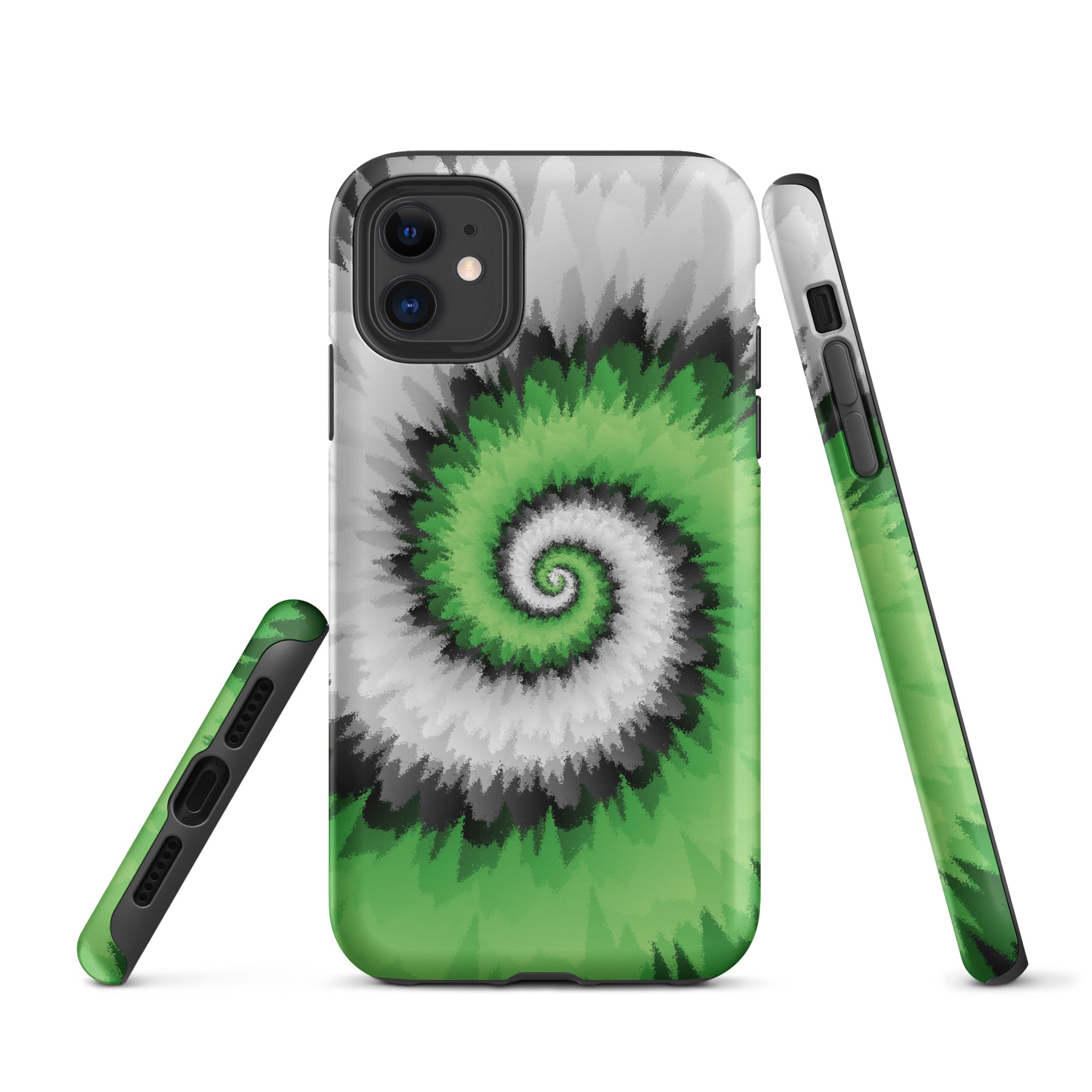 Tough Case for iPhone®-Tie Dye Spiral - Aromantic