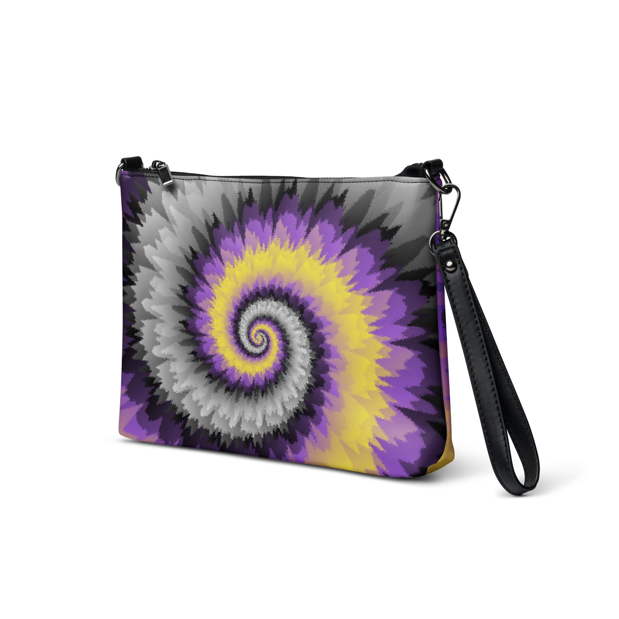 Crossbody bag- Tie Dye Spiral- Nonbinary
