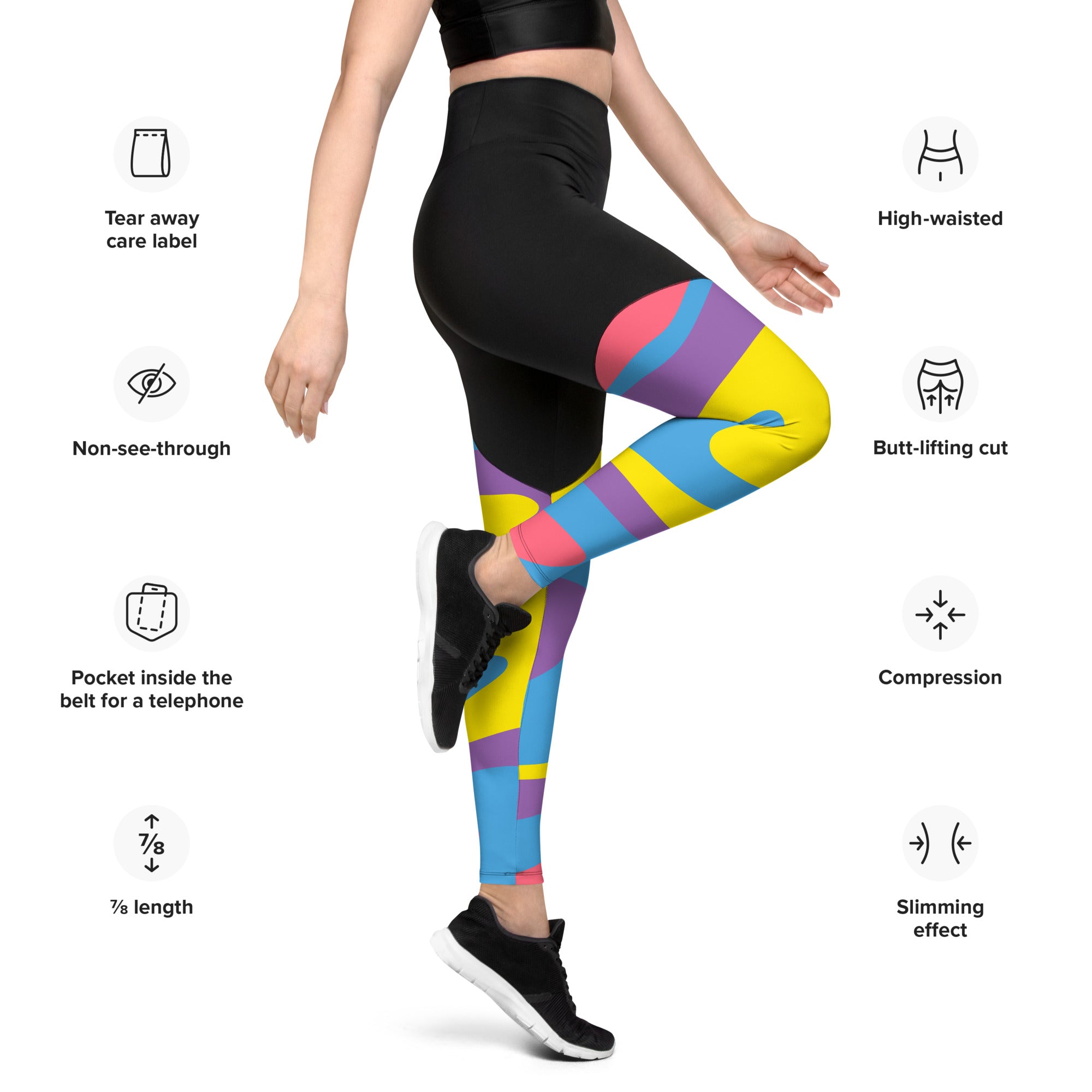 Sports Leggings- Abstract II