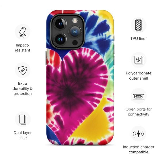 Tough Case for iPhone®- Tie Dye Pattern II
