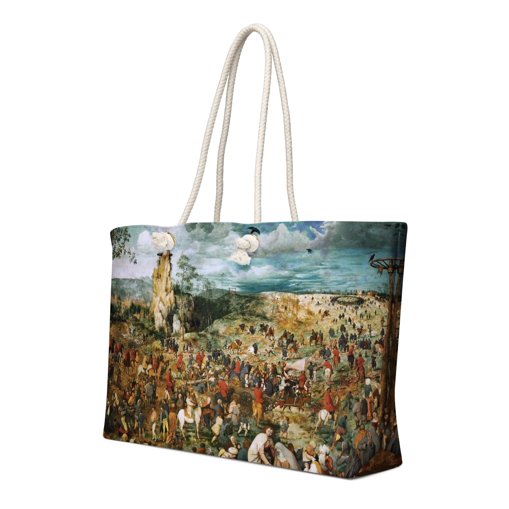 Oversized weekender bag-The Procession to Calvary