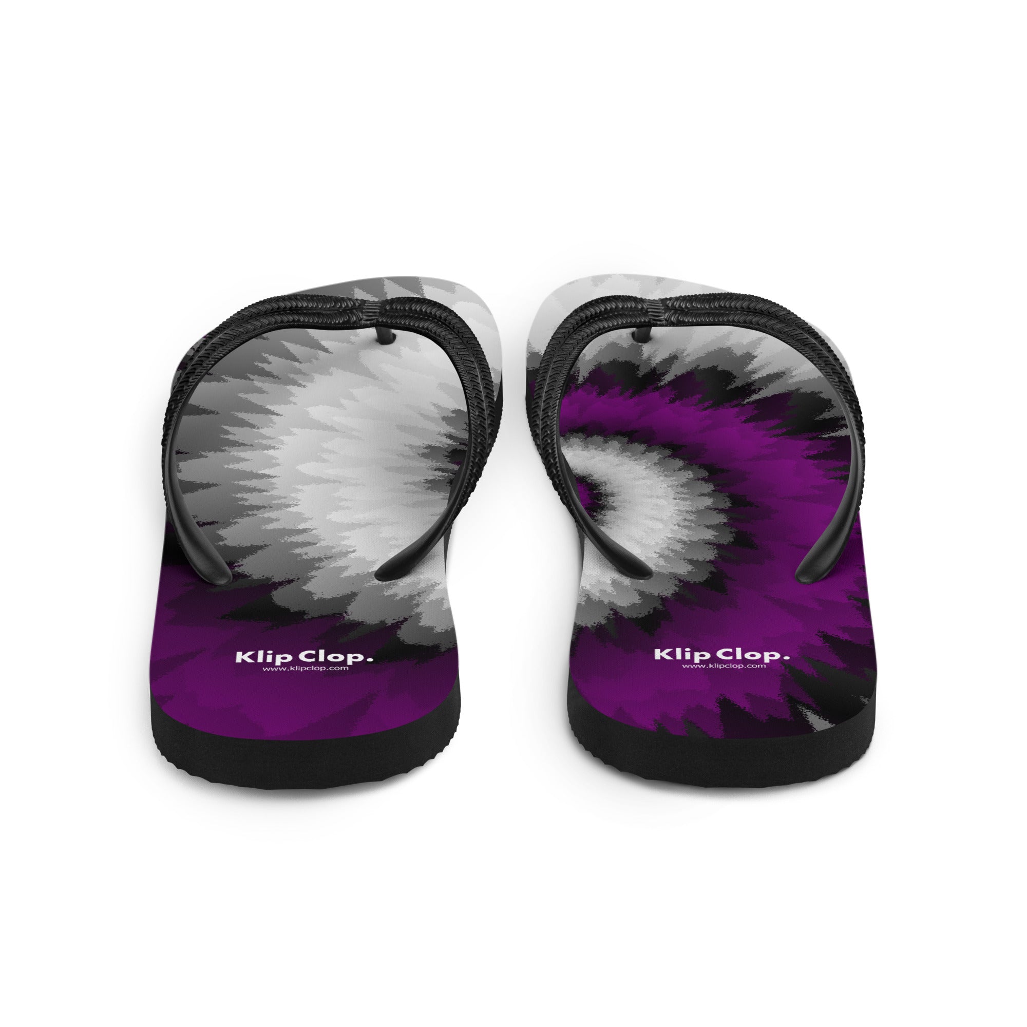 Flip-Flops-Tie Dye Spiral-Asexual