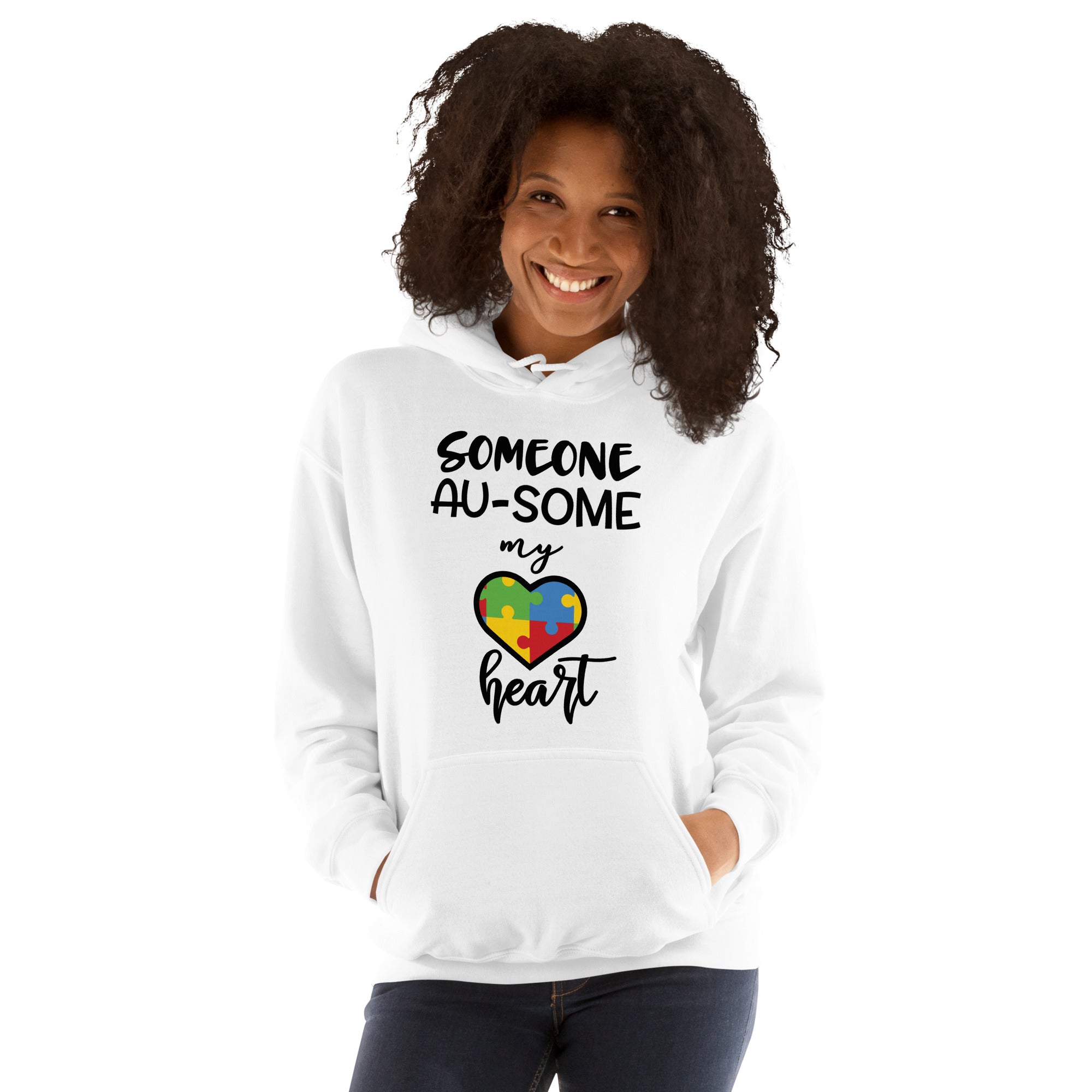 Unisex Hoodie- Someone ausome has my heart
