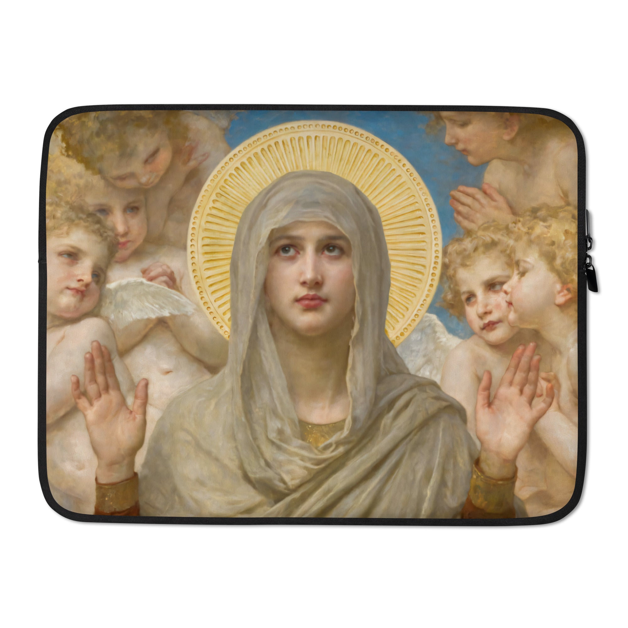 Laptop Sleeve-William Adolphe Bouguereau-Ora Pro Nobis