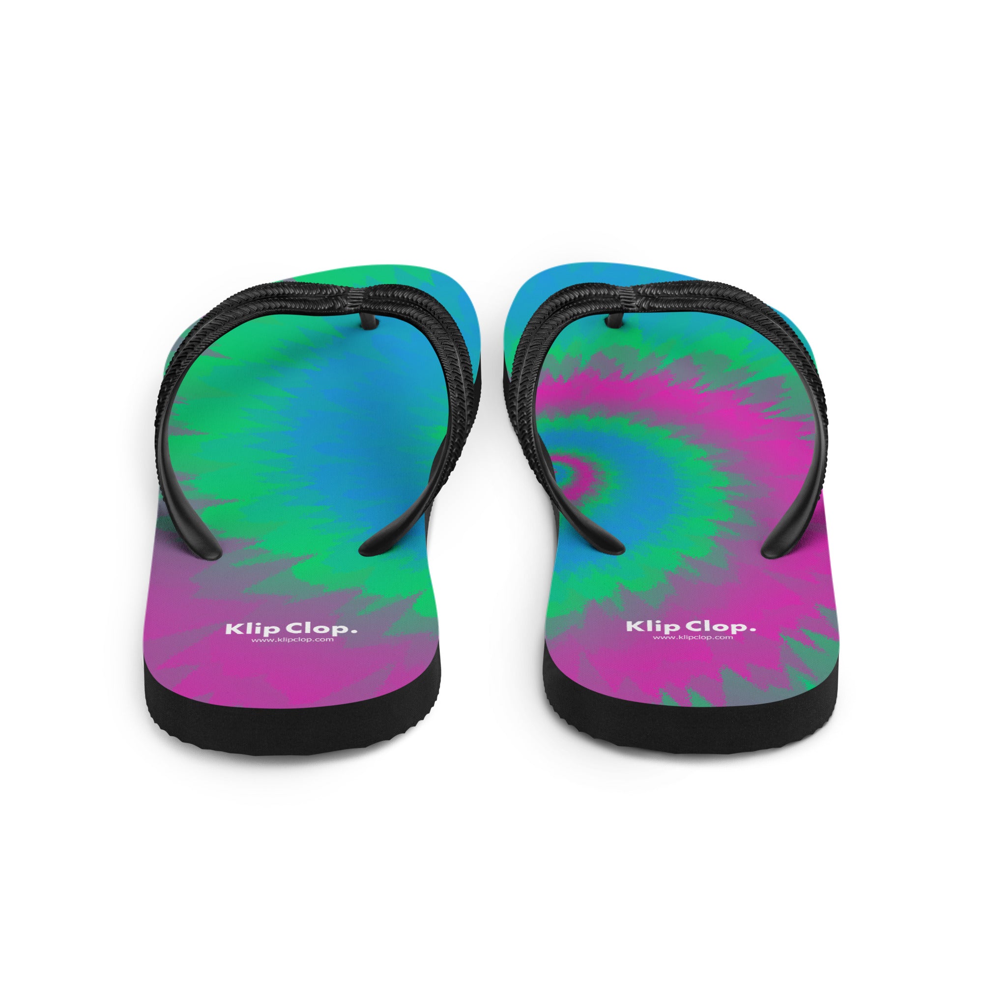 Flip-Flops-Tie Dye Spiral-Polysexual