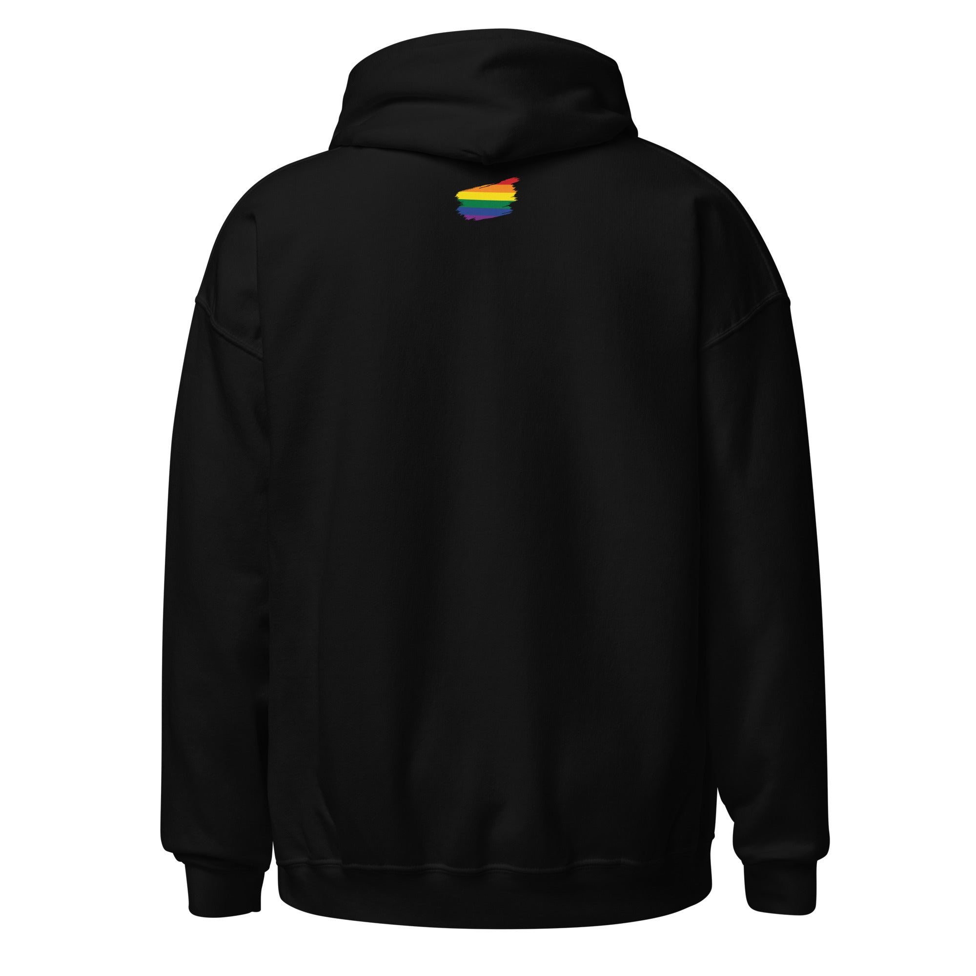 Unisex Hoodie-Pride Rainbow Grunge Flag