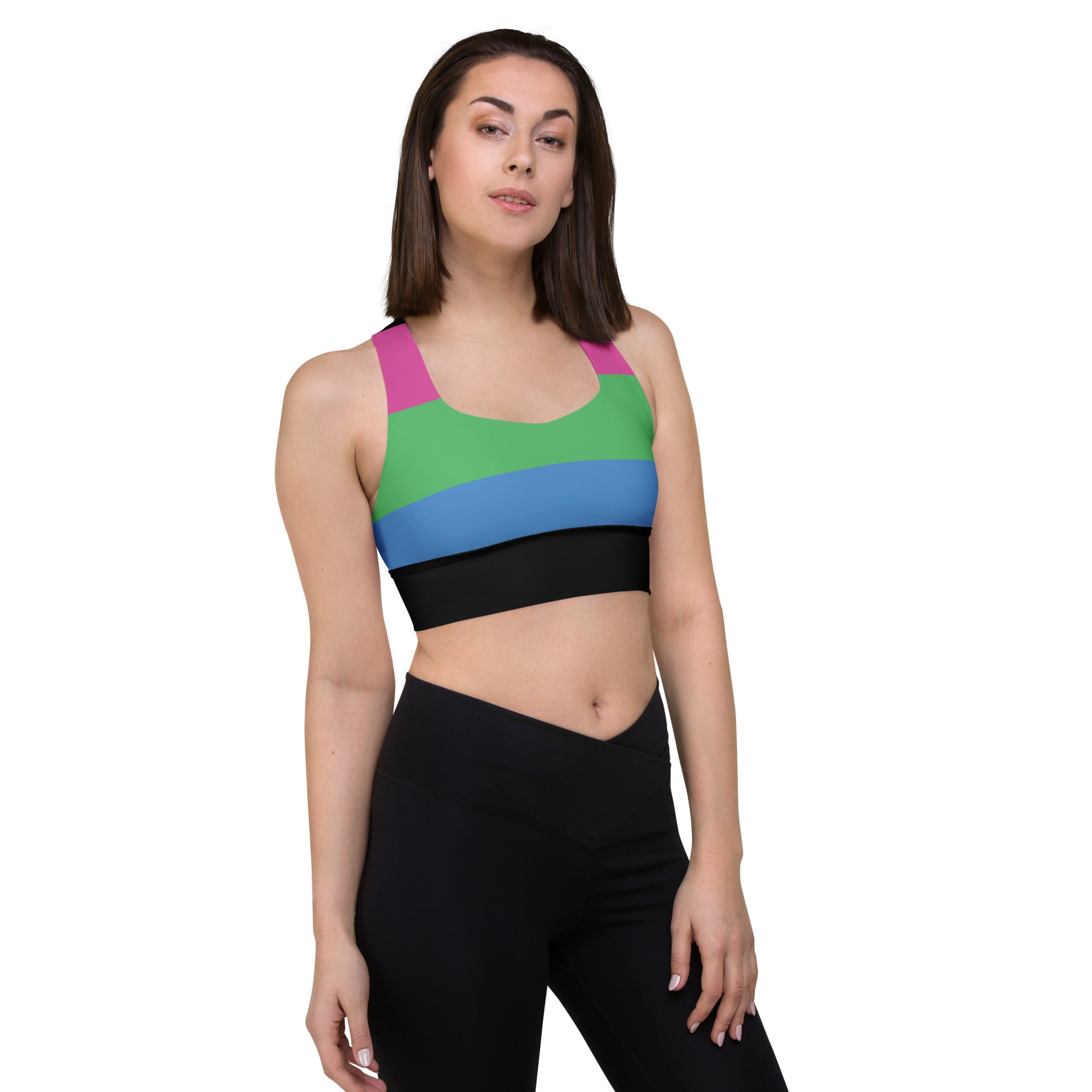 Longline sports bra- Polysexual
